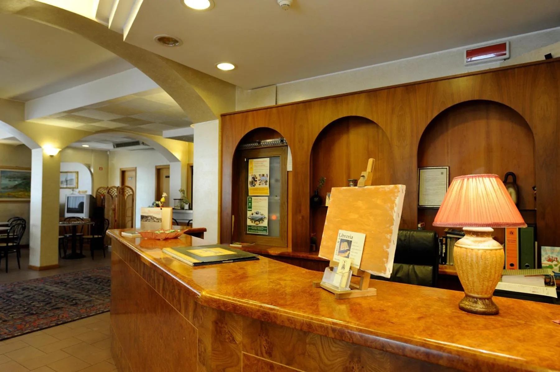 Lobby or reception in Hotel Trasimeno