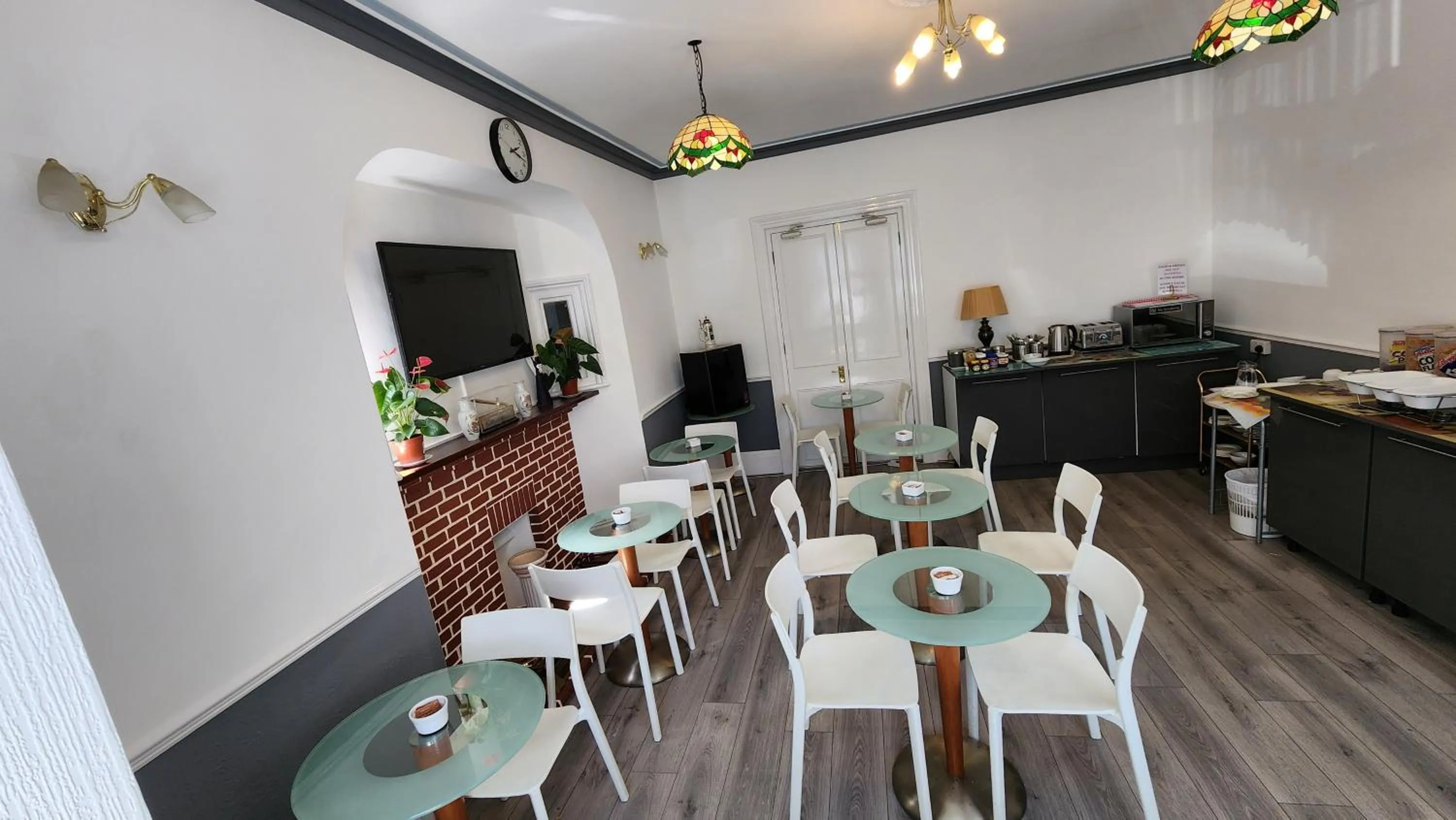 Continental breakfast in Gatwick Castle B&B