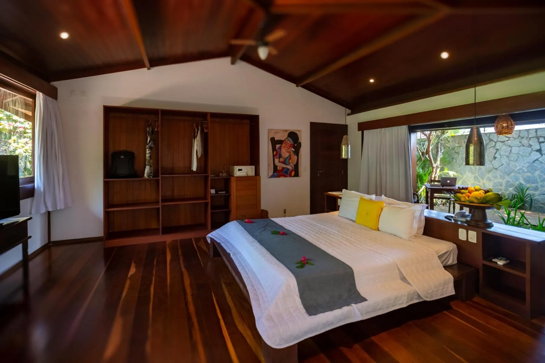 Bed in Sombra e Água Fresca Floresta