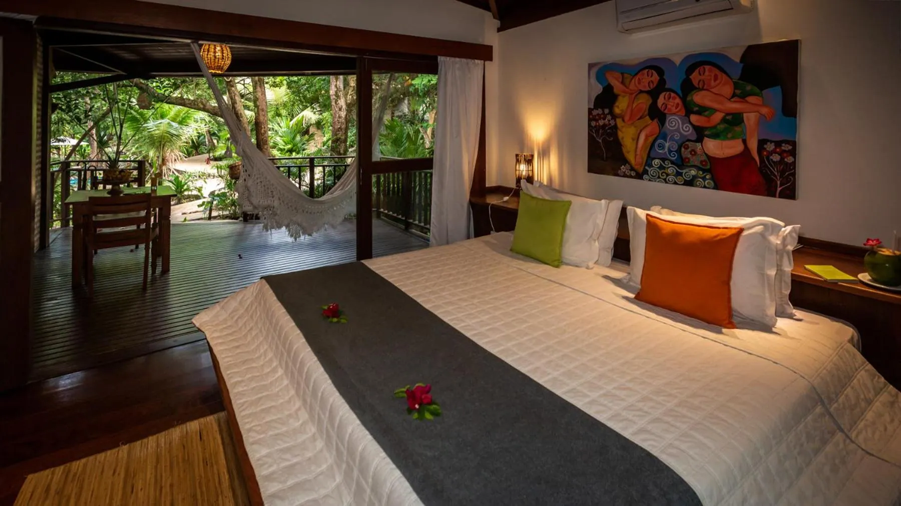 Bed in Sombra e Água Fresca Floresta