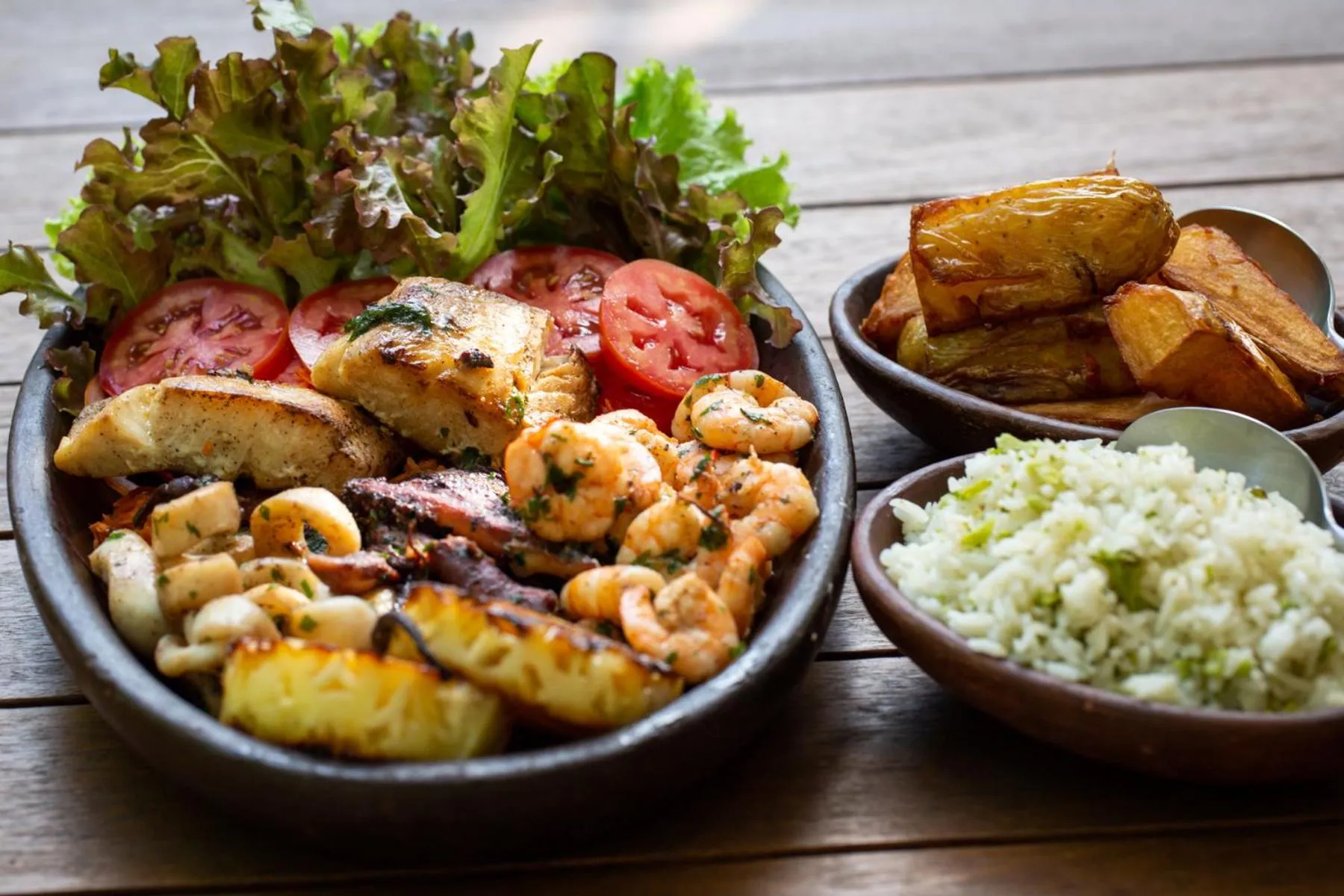 Food close-up in Sombra e Água Fresca Floresta