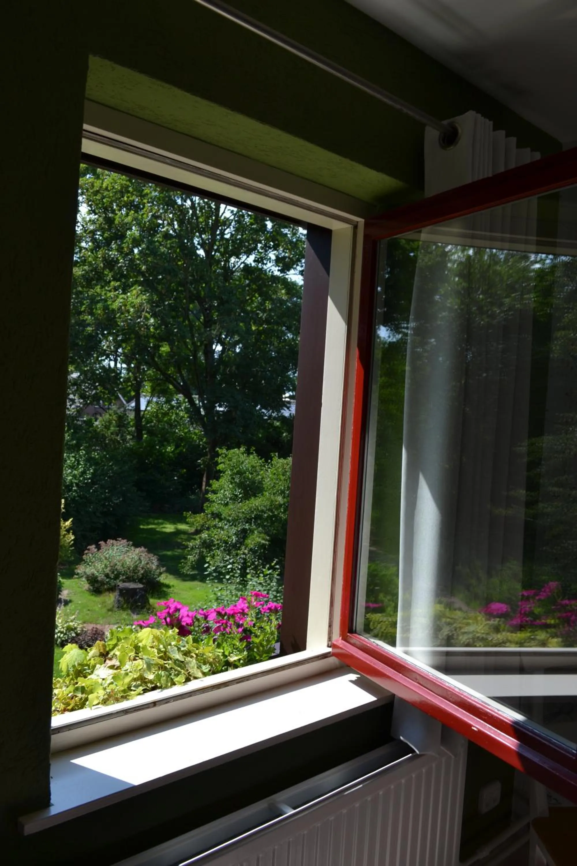 Garden view in Bed & Breakfast aan de Beek
