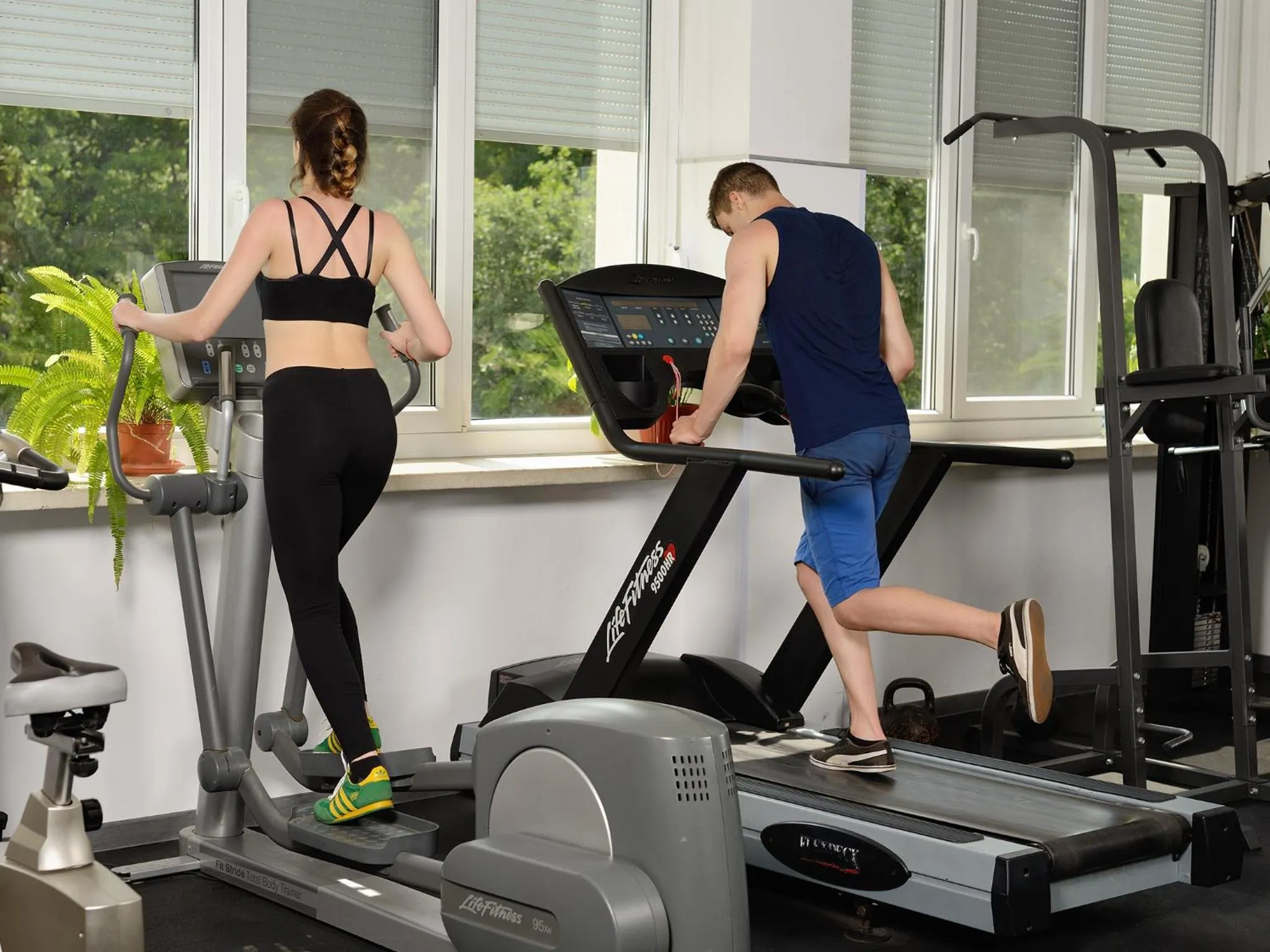 Fitness centre/facilities in Augusta SPA Hotel