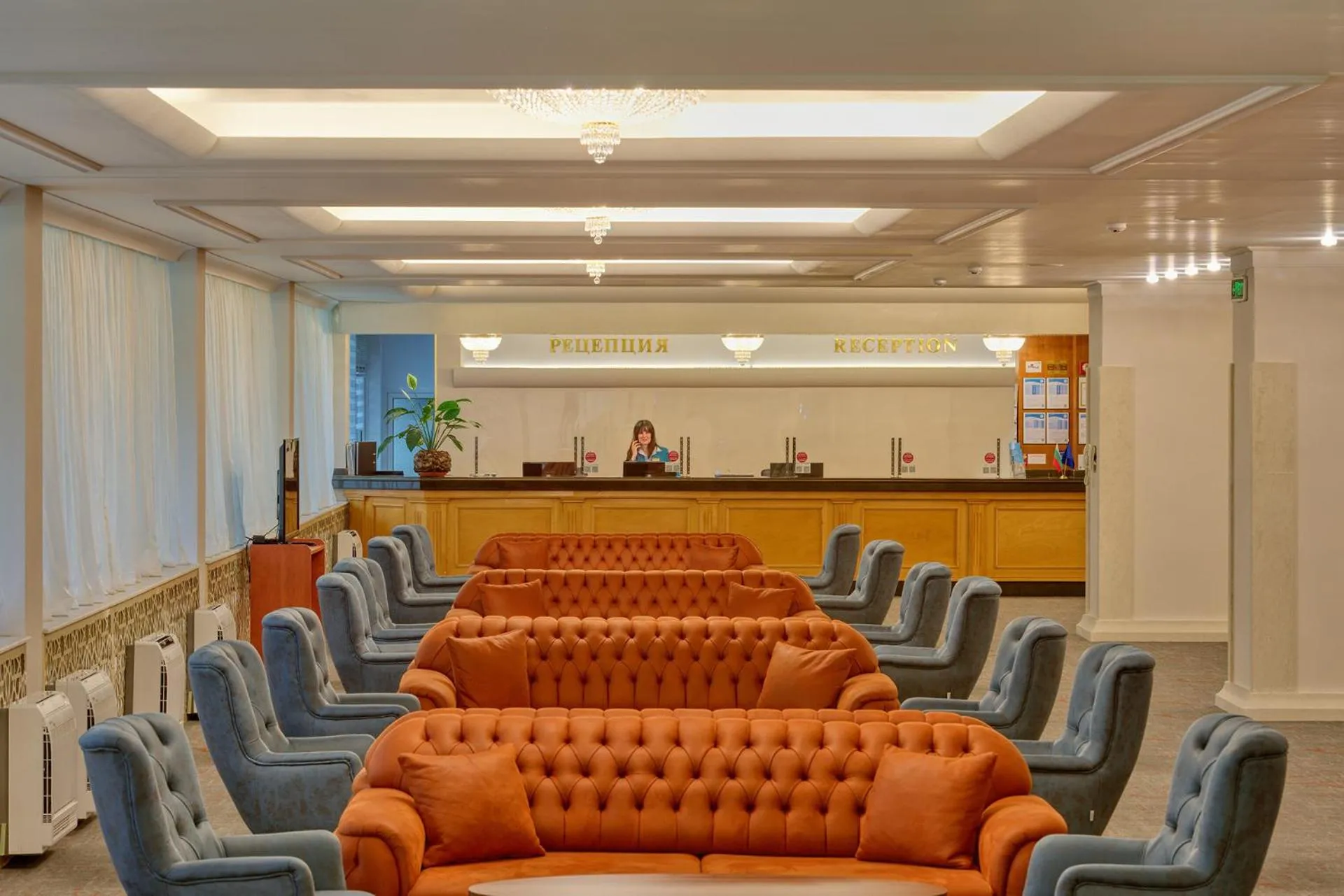 Lobby or reception in Augusta SPA Hotel