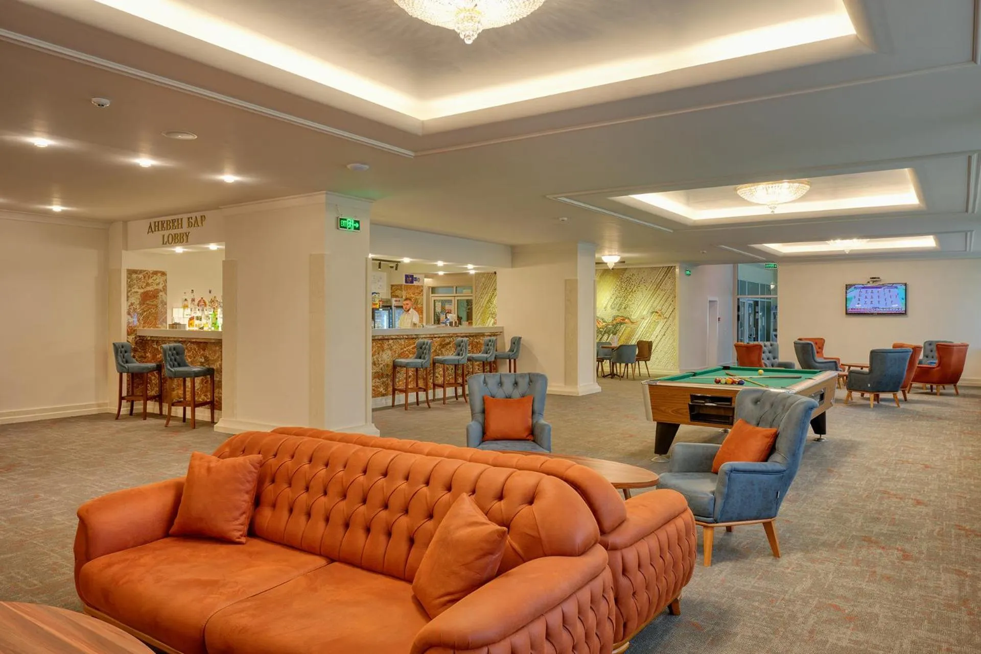 Lobby or reception in Augusta SPA Hotel