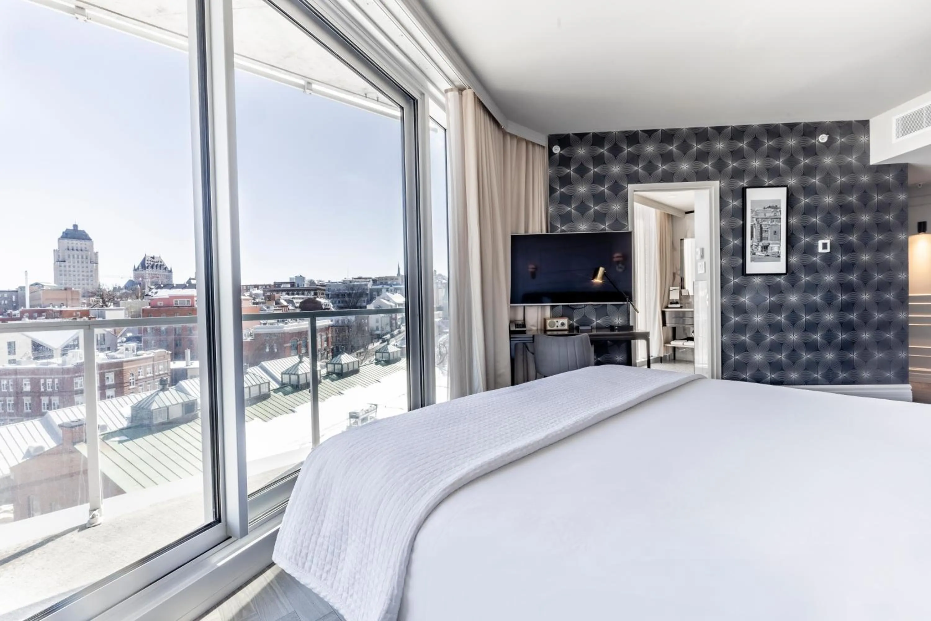 Bed in Le Capitole Hotel