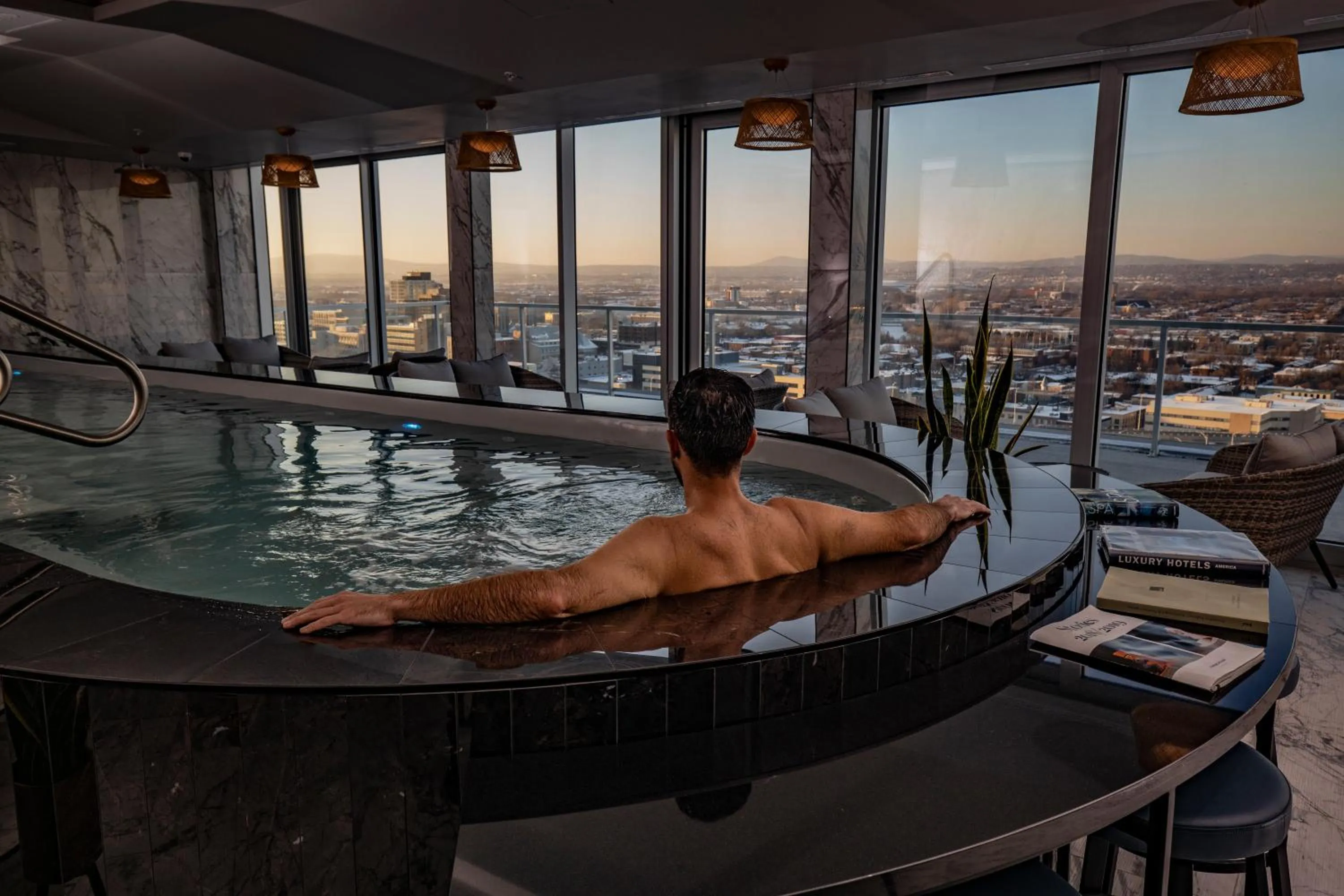 Swimming pool in Le Capitole Hotel