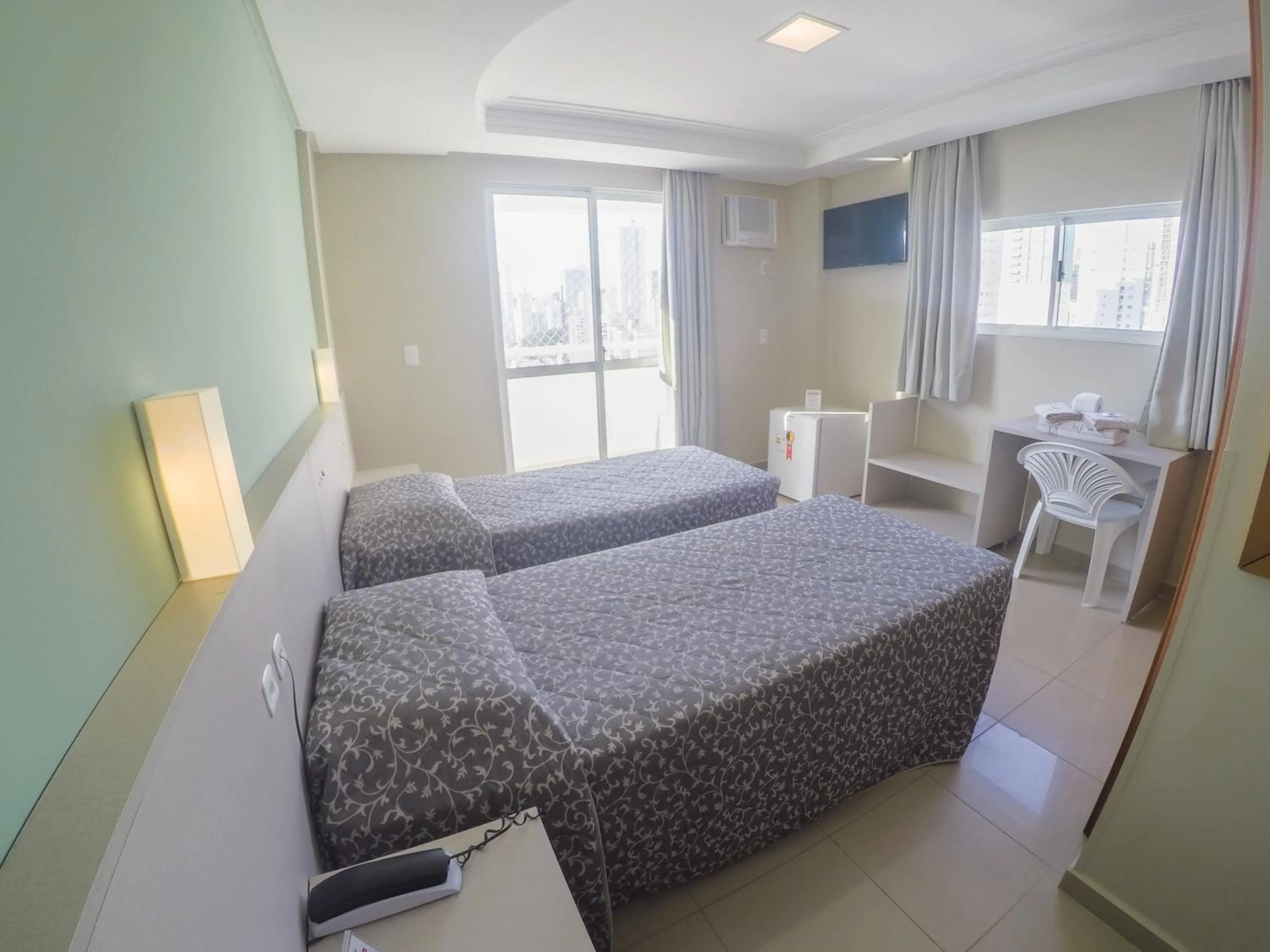 Bed in Hotel Vieiras