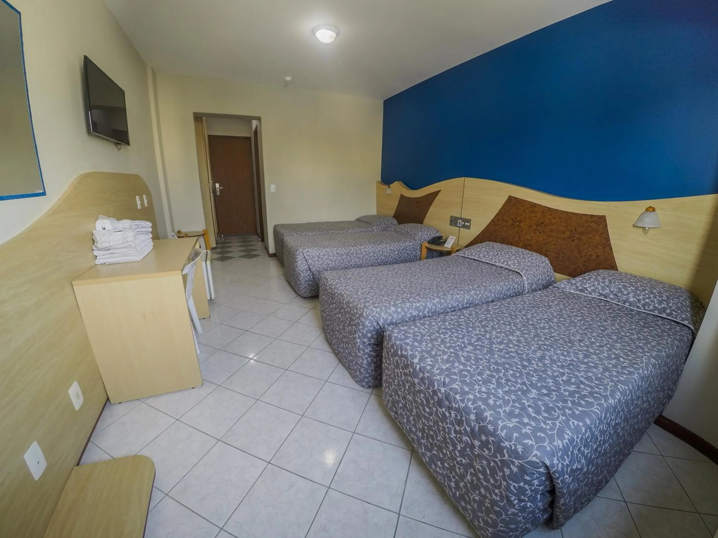 Bed in Hotel Vieiras