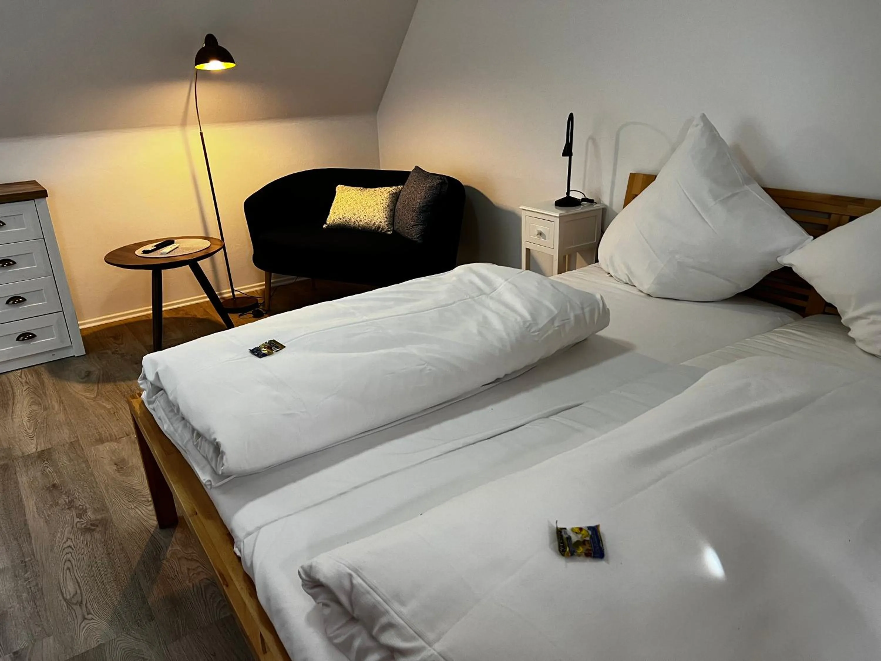 Bed in Fischerklause am Lutjensee