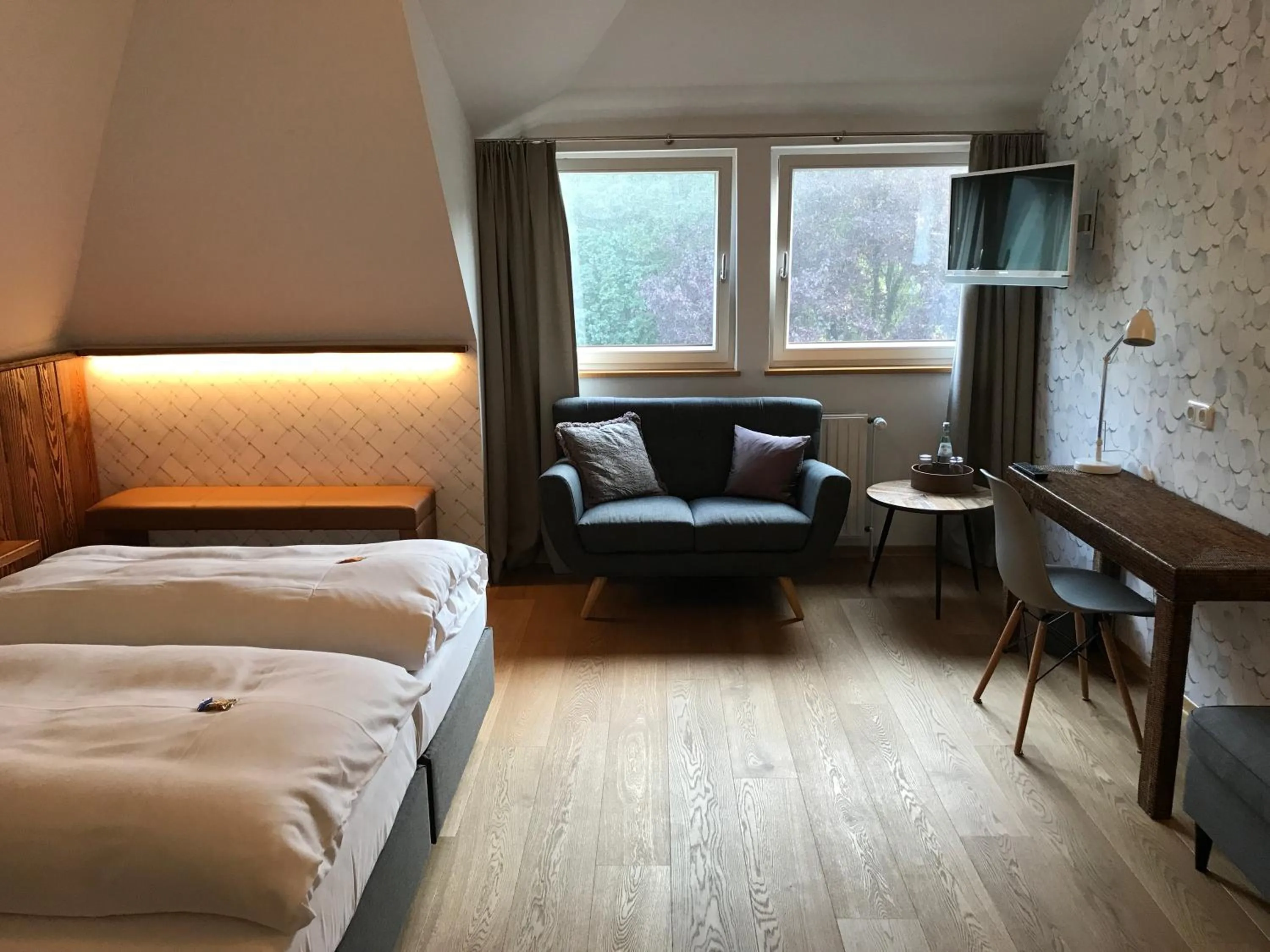 Photo of the whole room, Bed in Fischerklause am Lutjensee