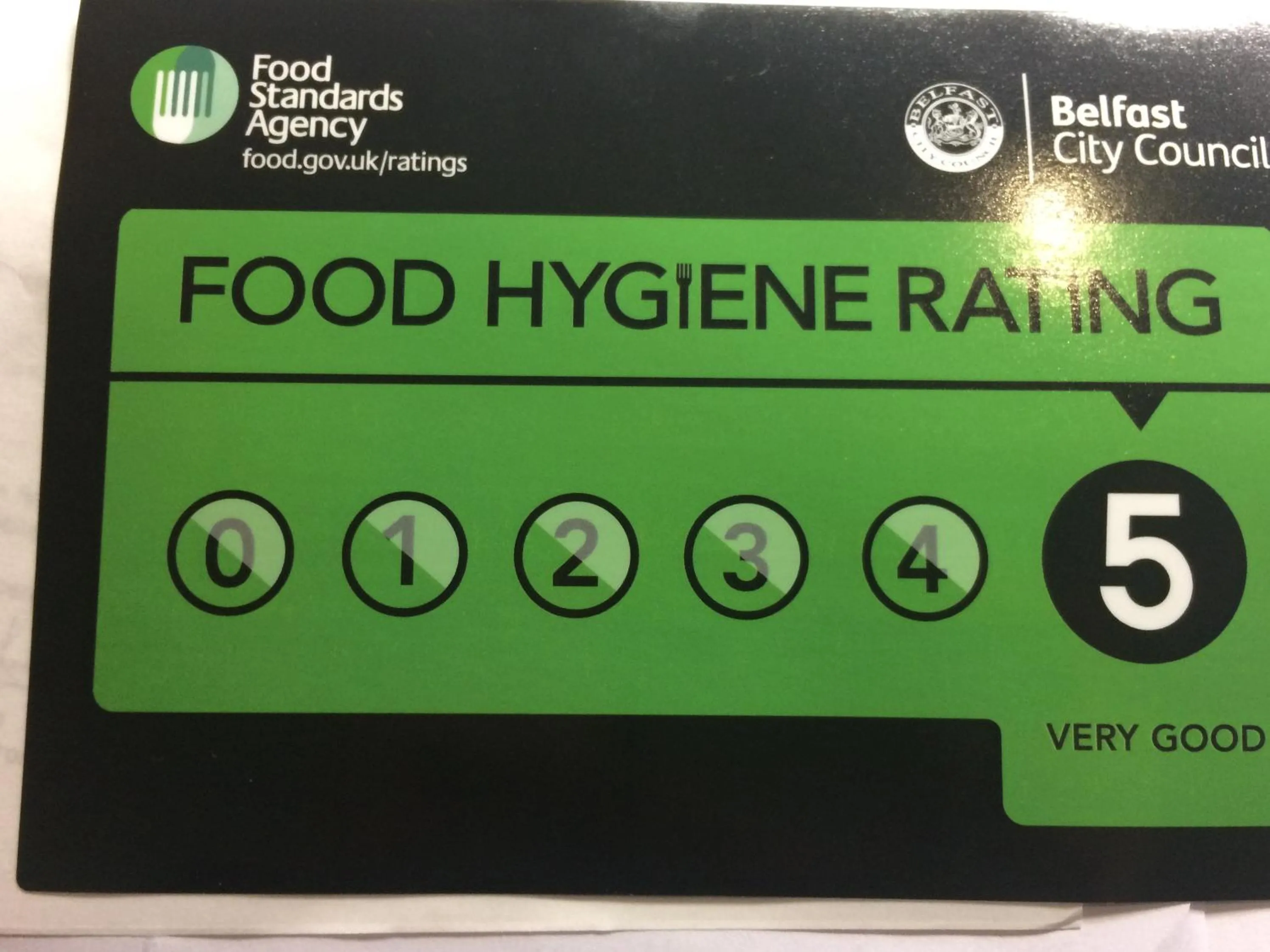 Restaurant/places to eat in Lwr Ormeau Guest House