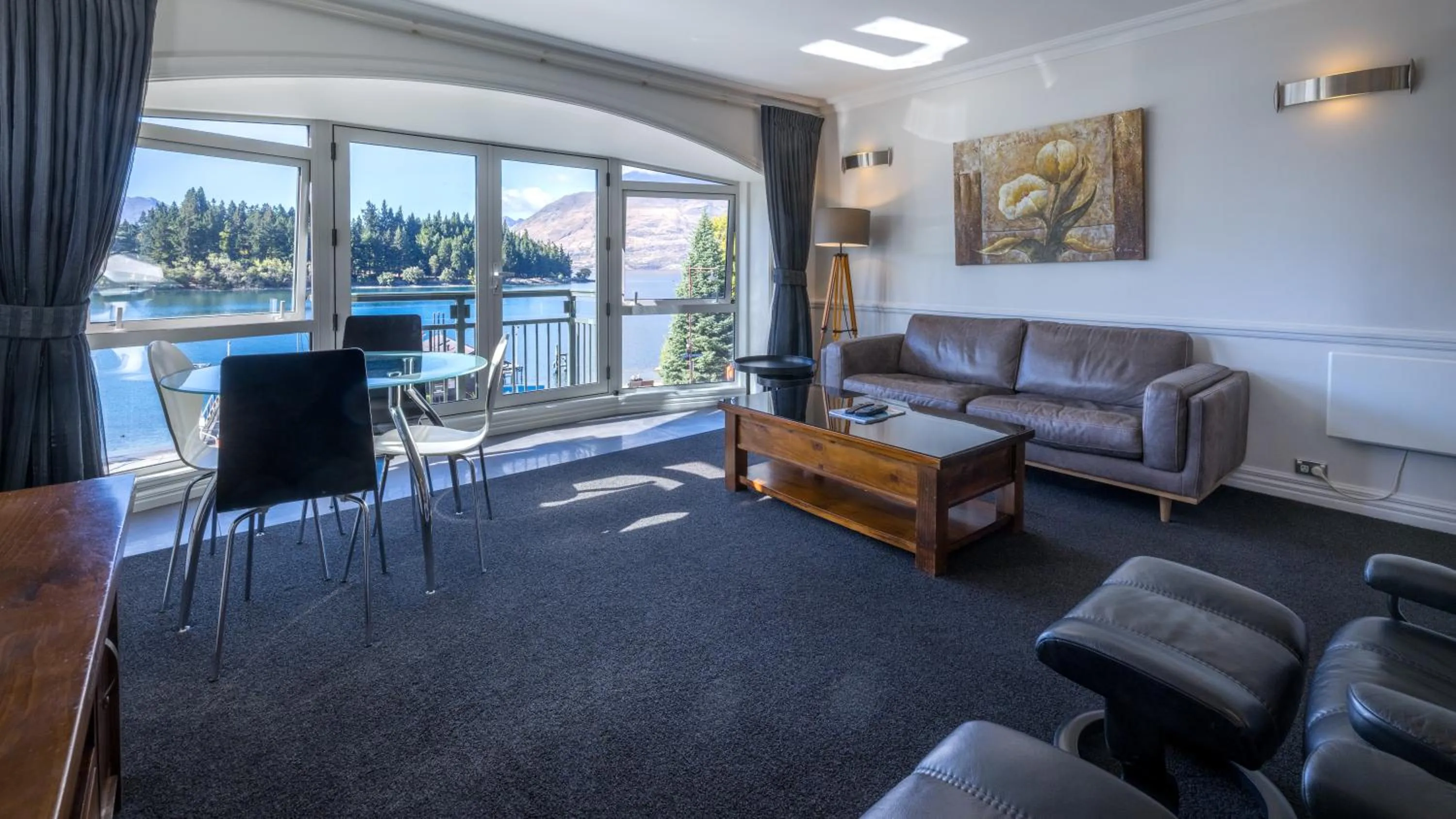 Living room in The Waterfront