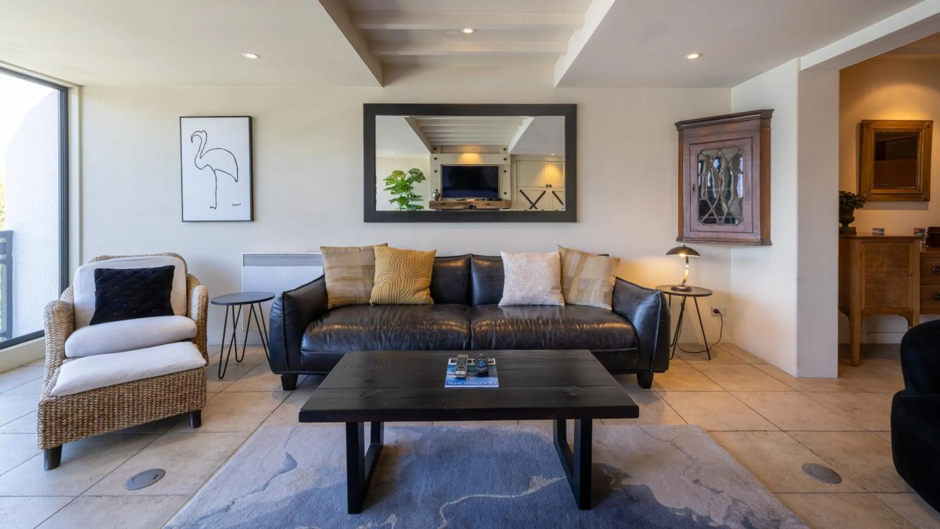 Living room in The Waterfront