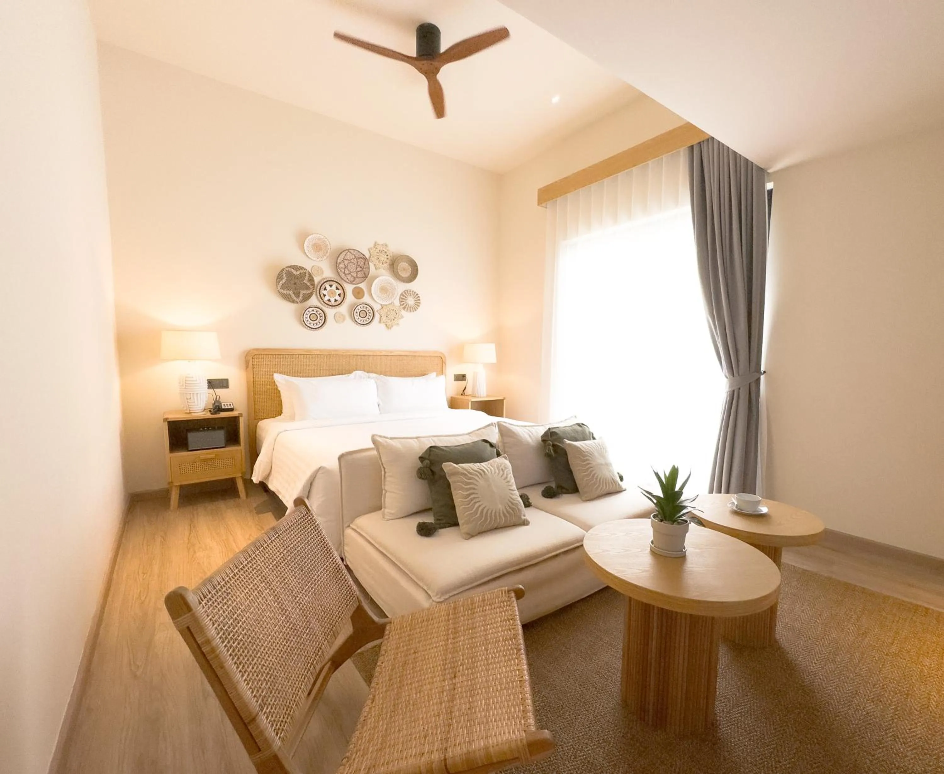 Bed in Baan Haad Ngam Boutique Resort