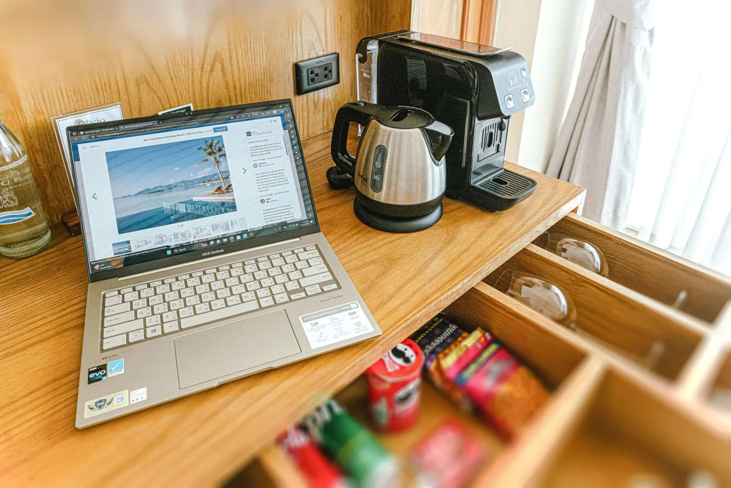 Coffee/tea facilities in Baan Haad Ngam Boutique Resort