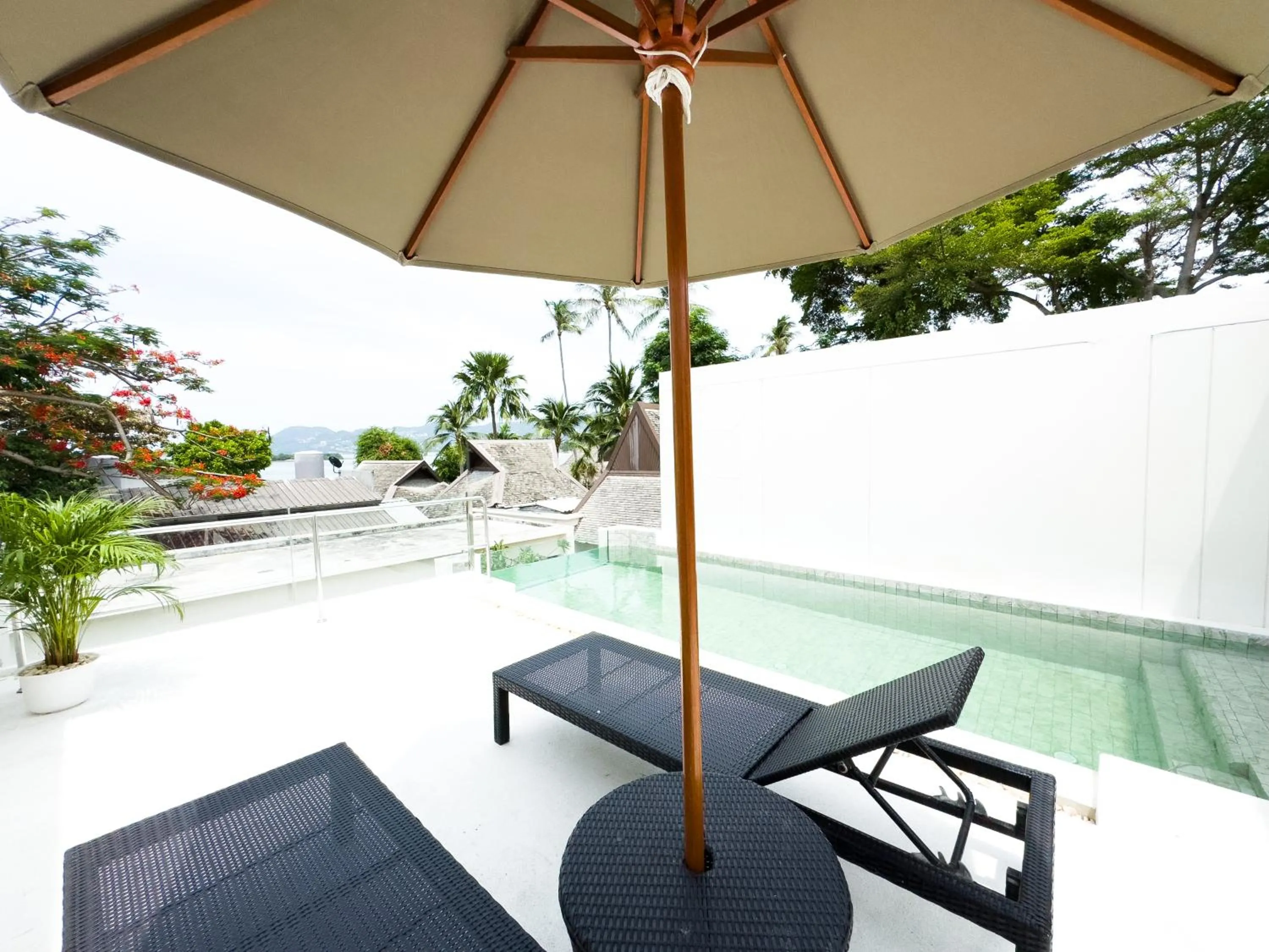 Pool view in Baan Haad Ngam Boutique Resort