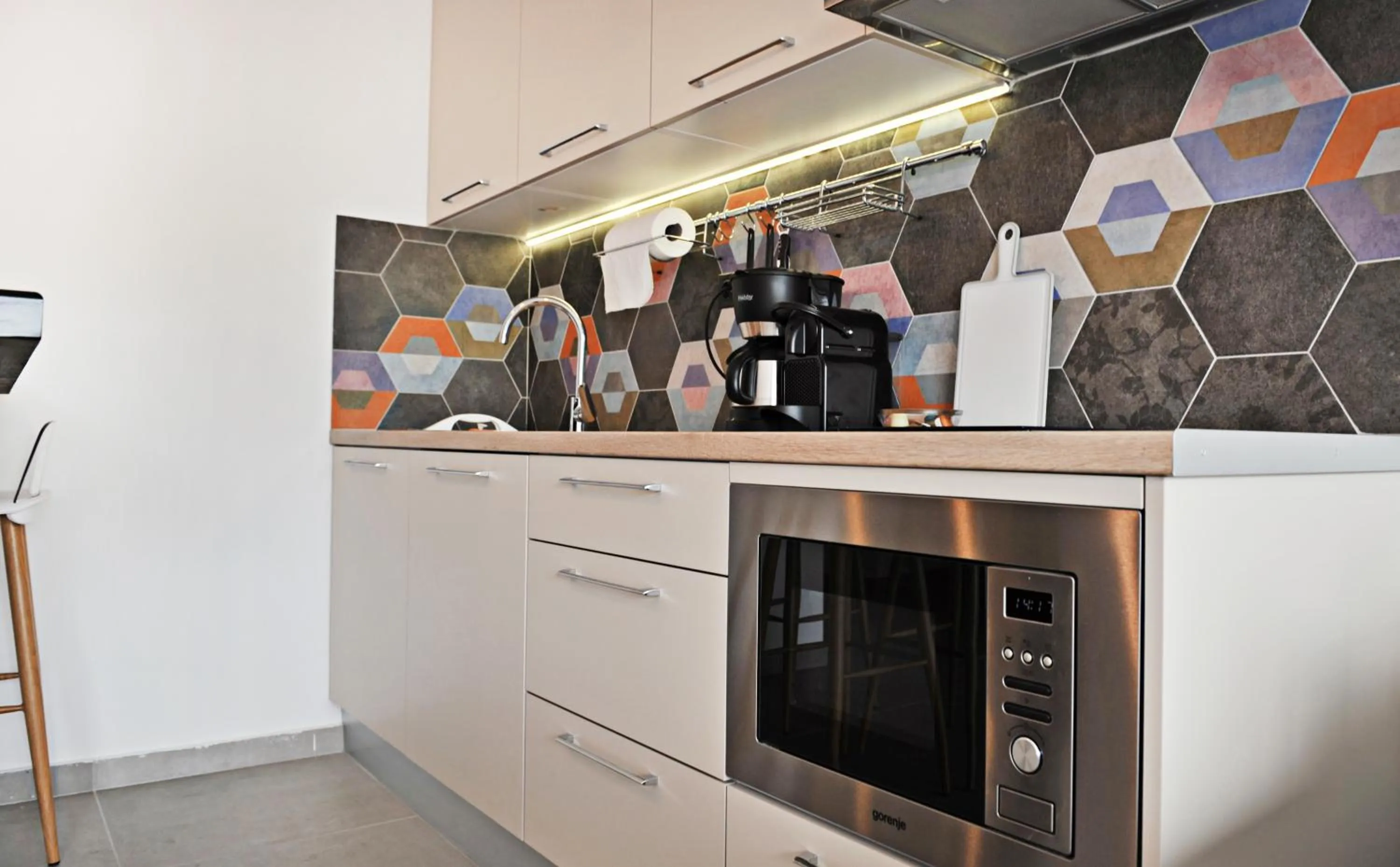 Kitchen or kitchenette in The Athenians Modern Apartments