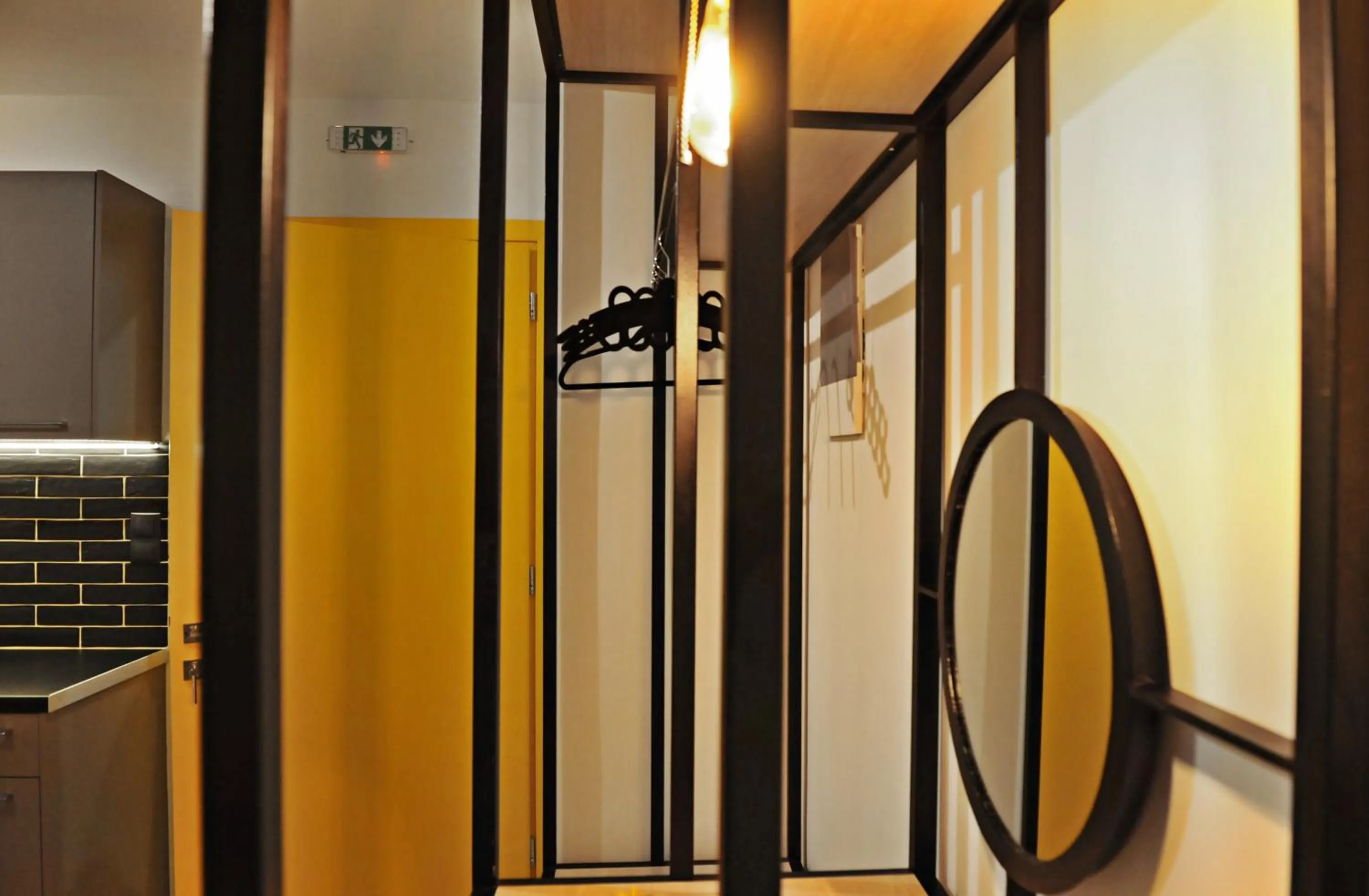 Bedroom in The Athenians Modern Apartments