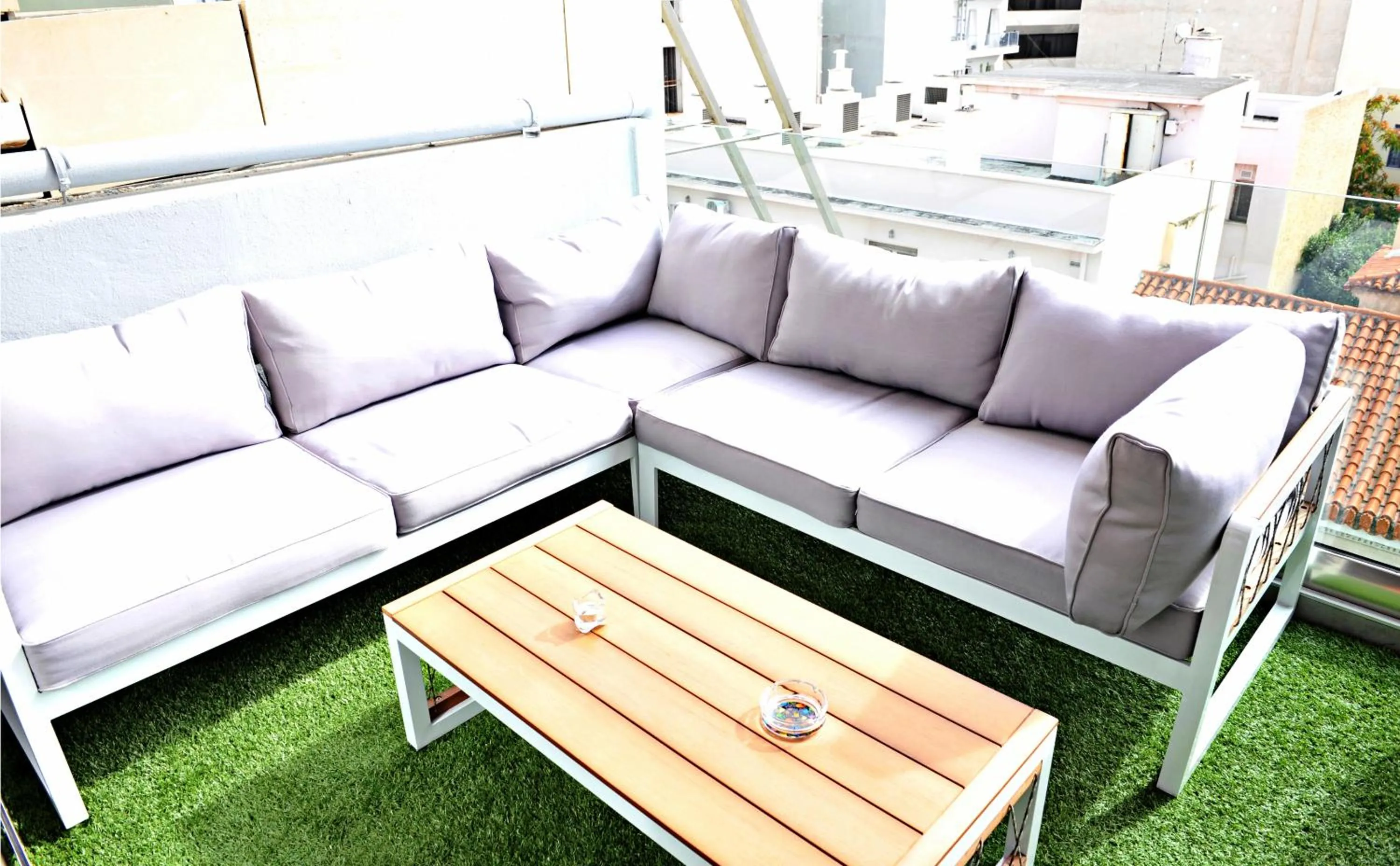 Balcony/Terrace in The Athenians Modern Apartments