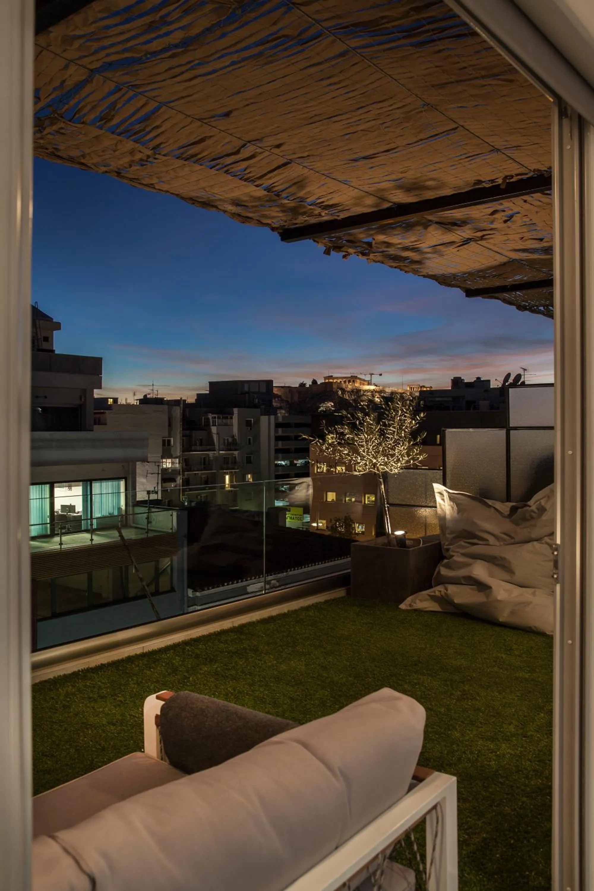 Balcony/Terrace in The Athenians Modern Apartments