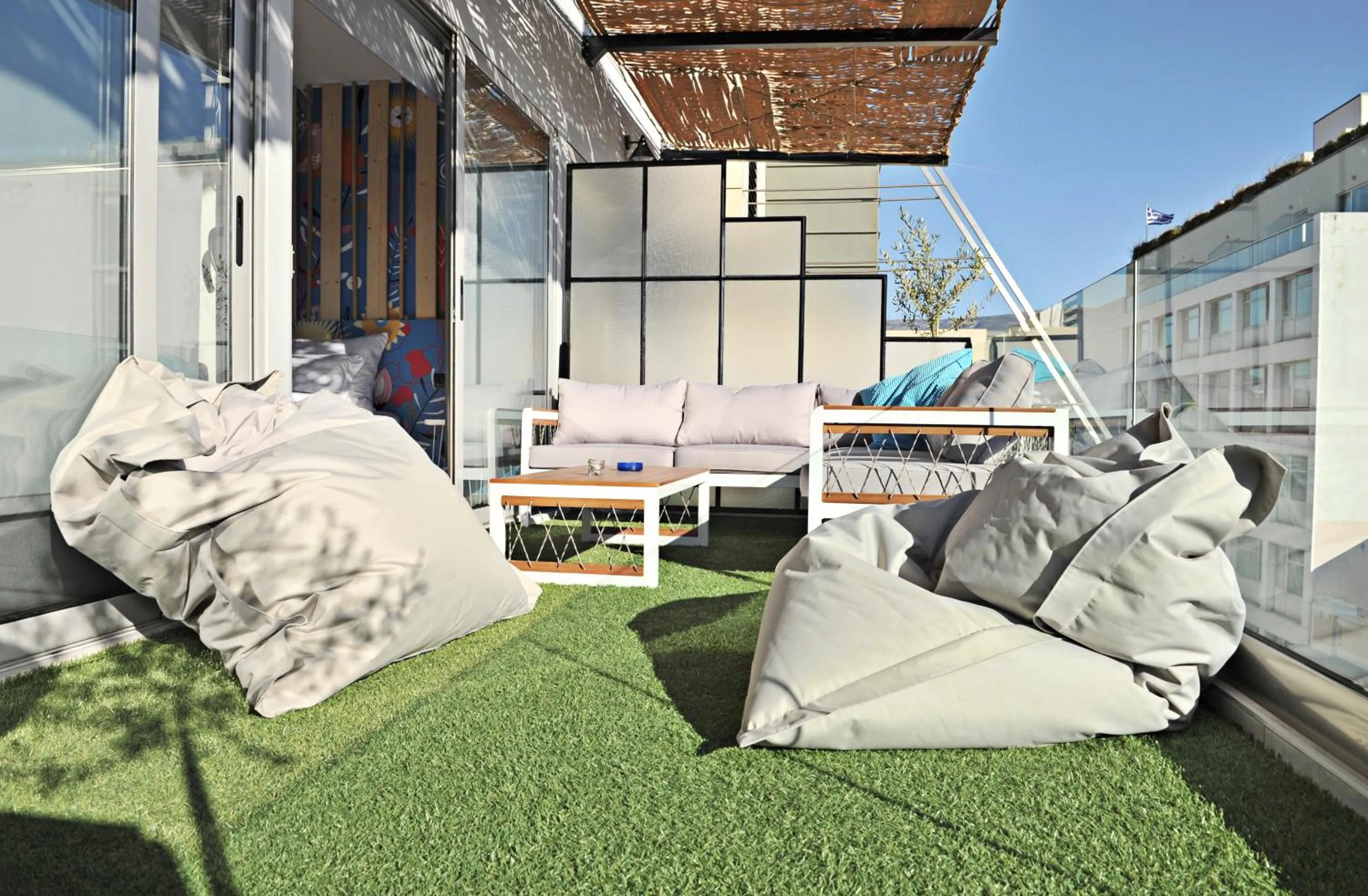 Balcony/Terrace in The Athenians Modern Apartments