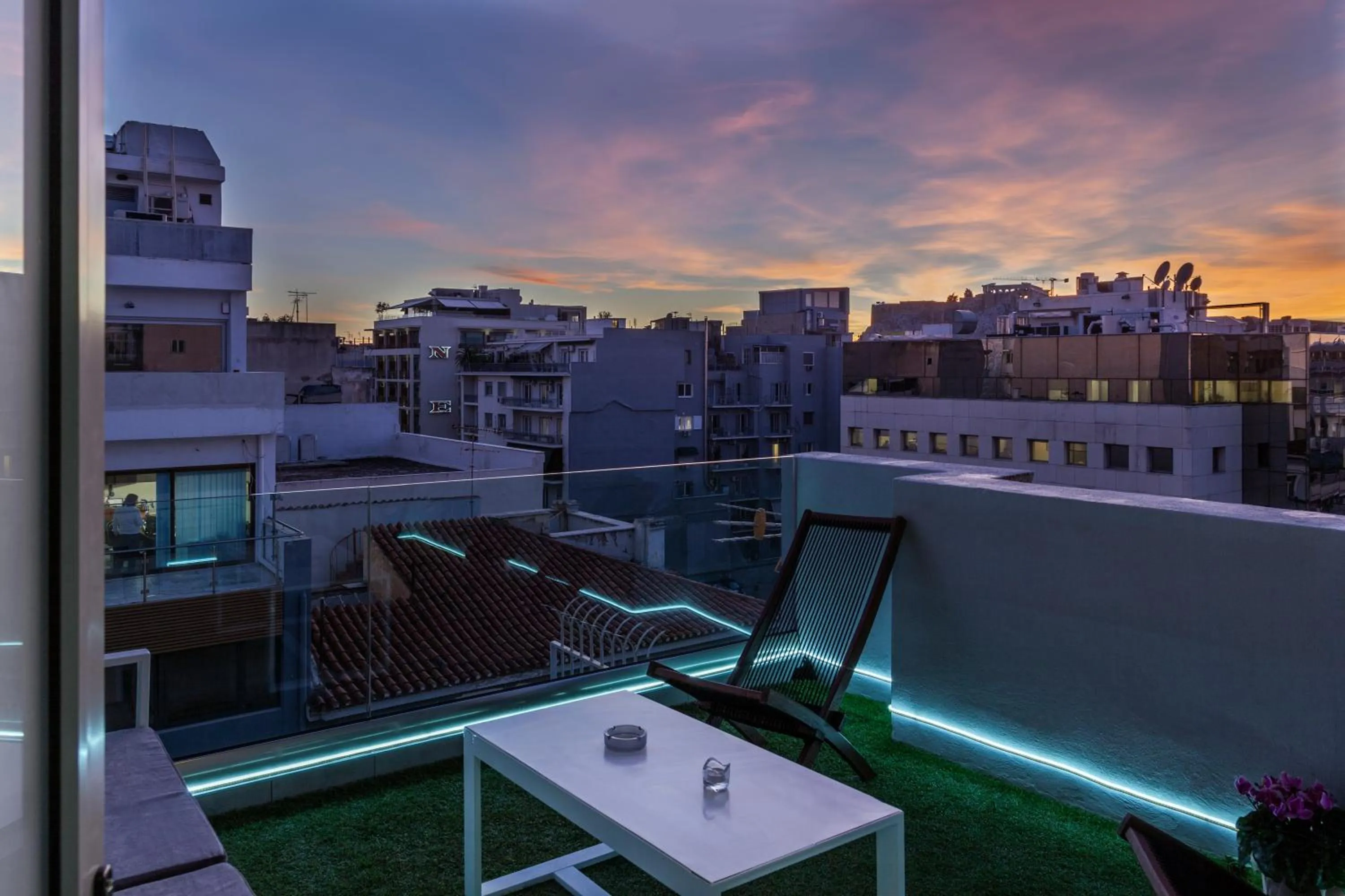 Landmark view in The Athenians Modern Apartments