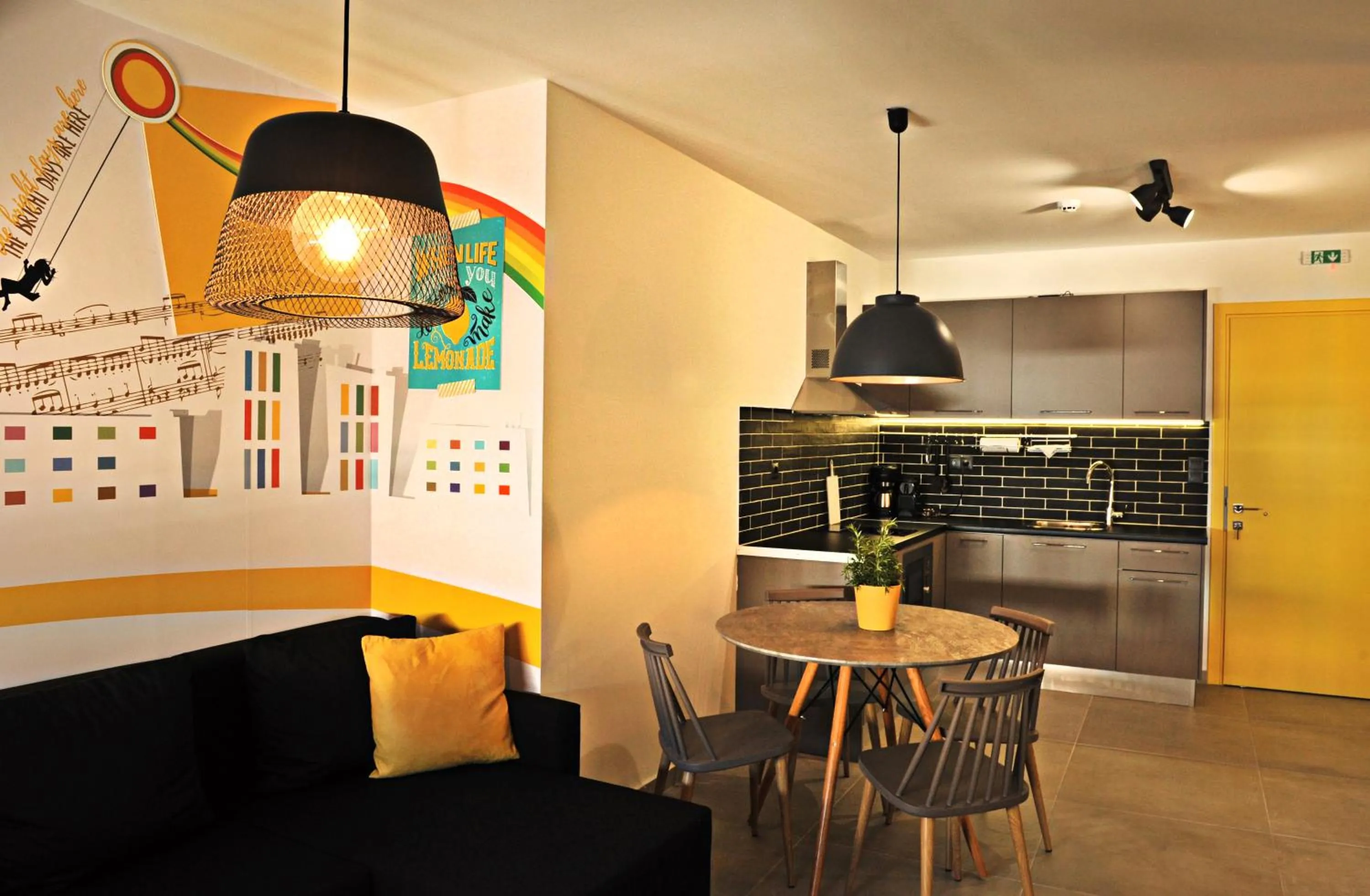 Kitchen or kitchenette in The Athenians Modern Apartments