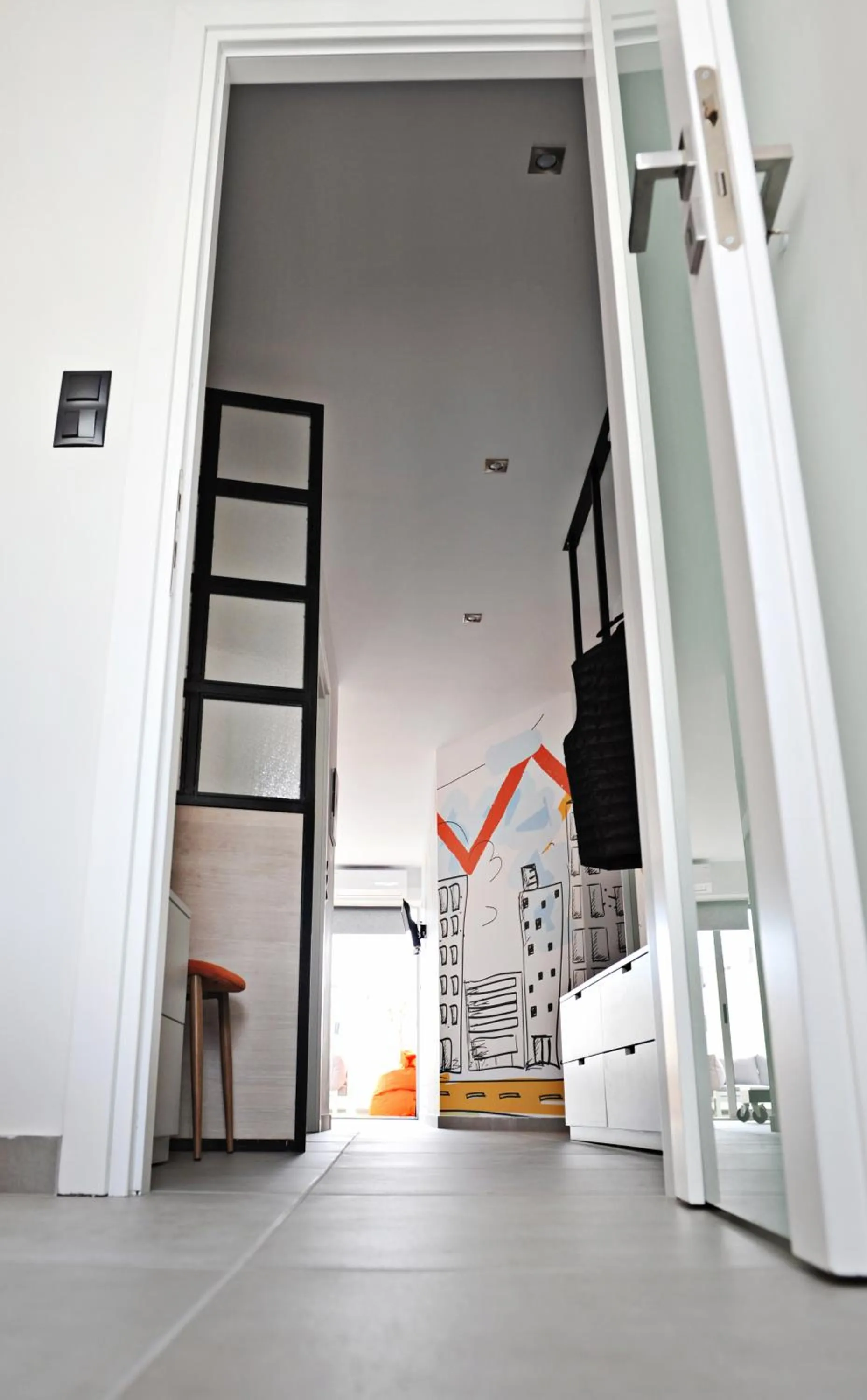 Facade/entrance in The Athenians Modern Apartments