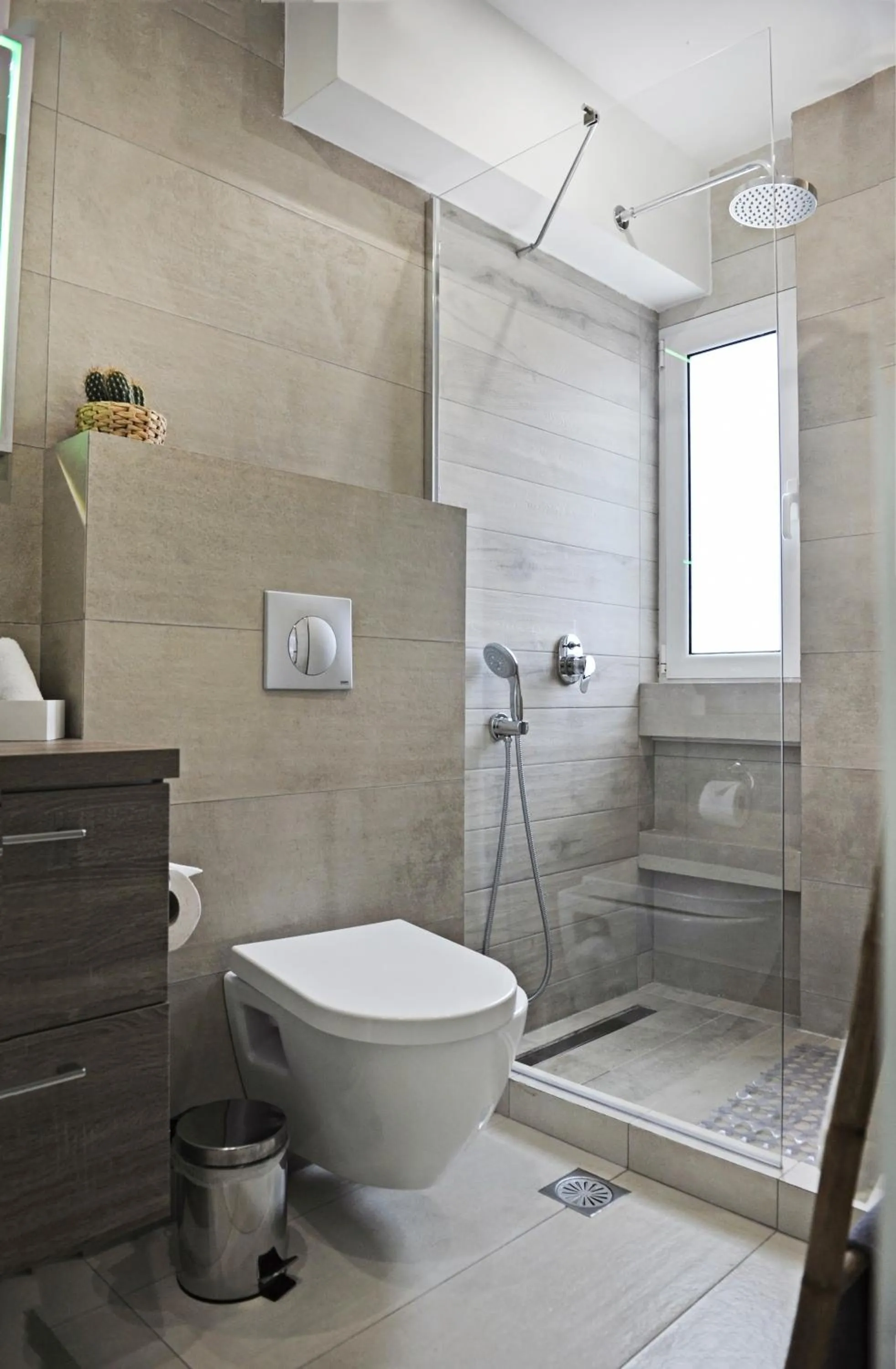 Shower in The Athenians Modern Apartments