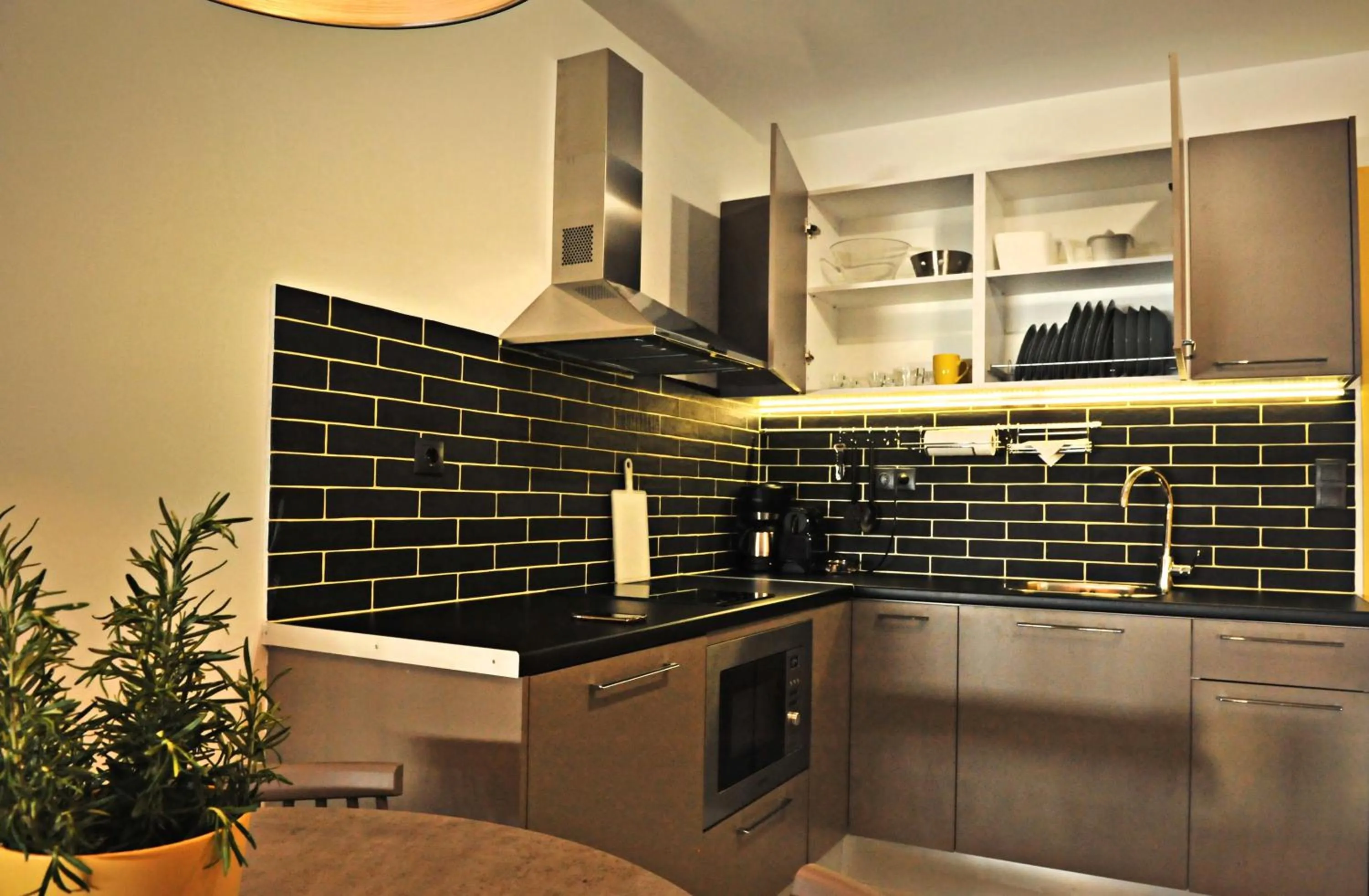 Kitchen or kitchenette in The Athenians Modern Apartments