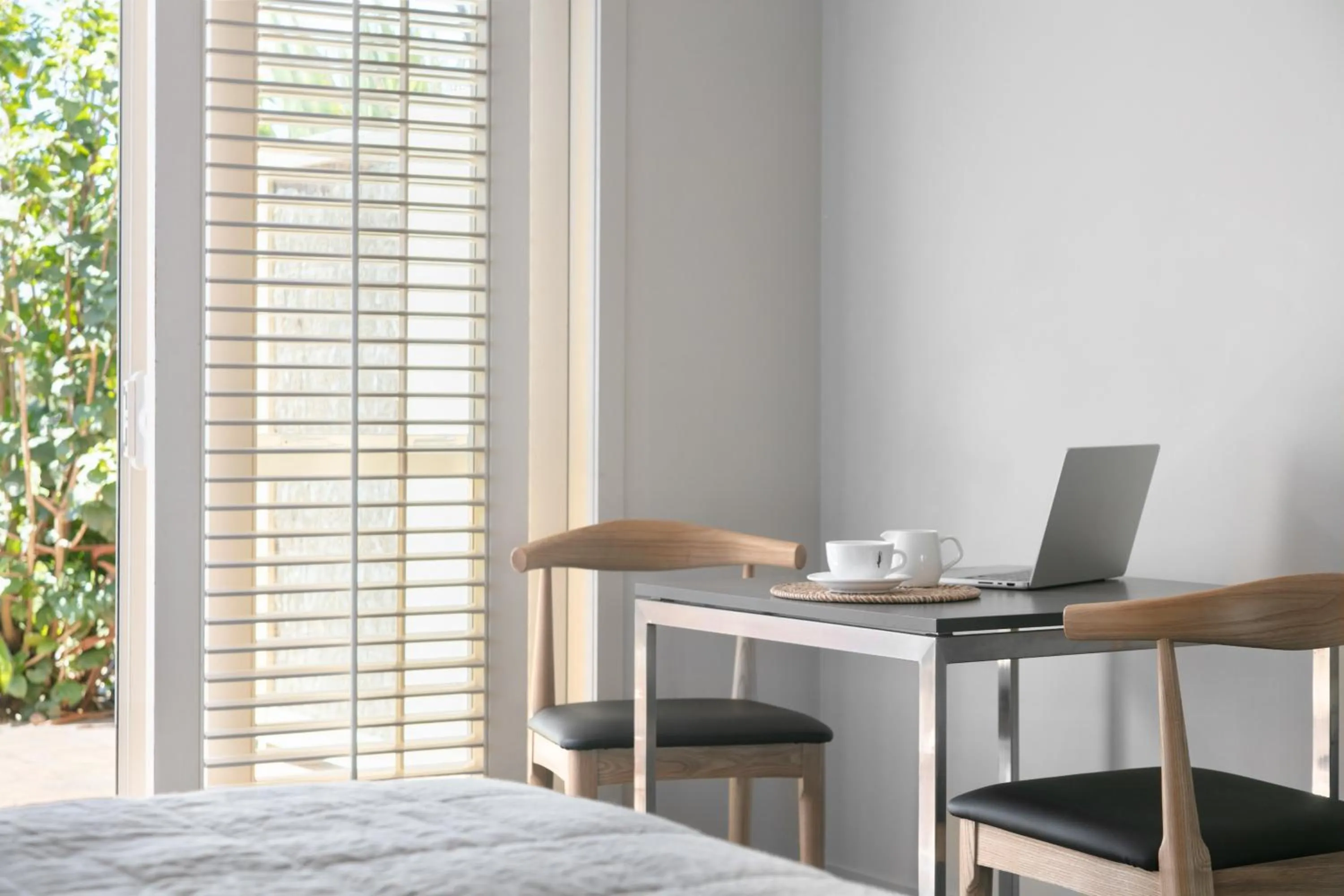 Seating area in Ocean Beach Wainui