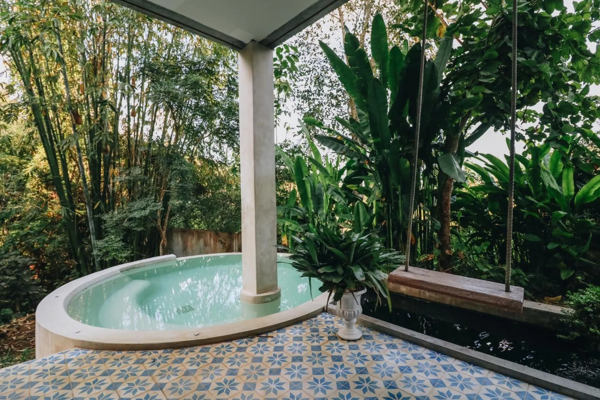 Natural landscape in Proud Phu Fah Maerim Resort