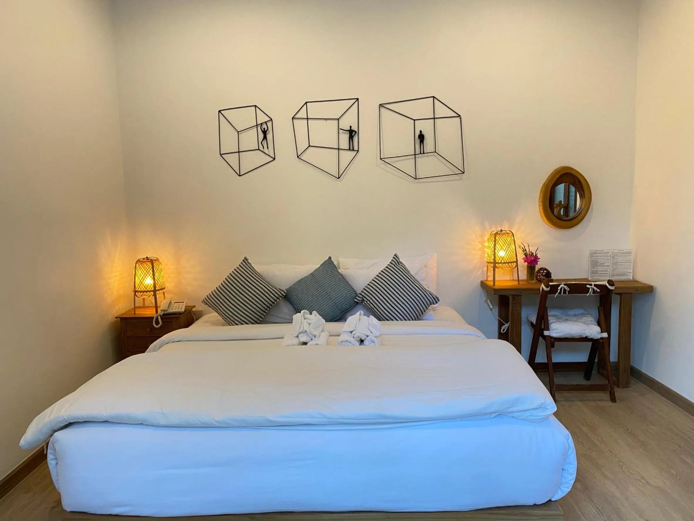 Bed in Proud Phu Fah Maerim Resort