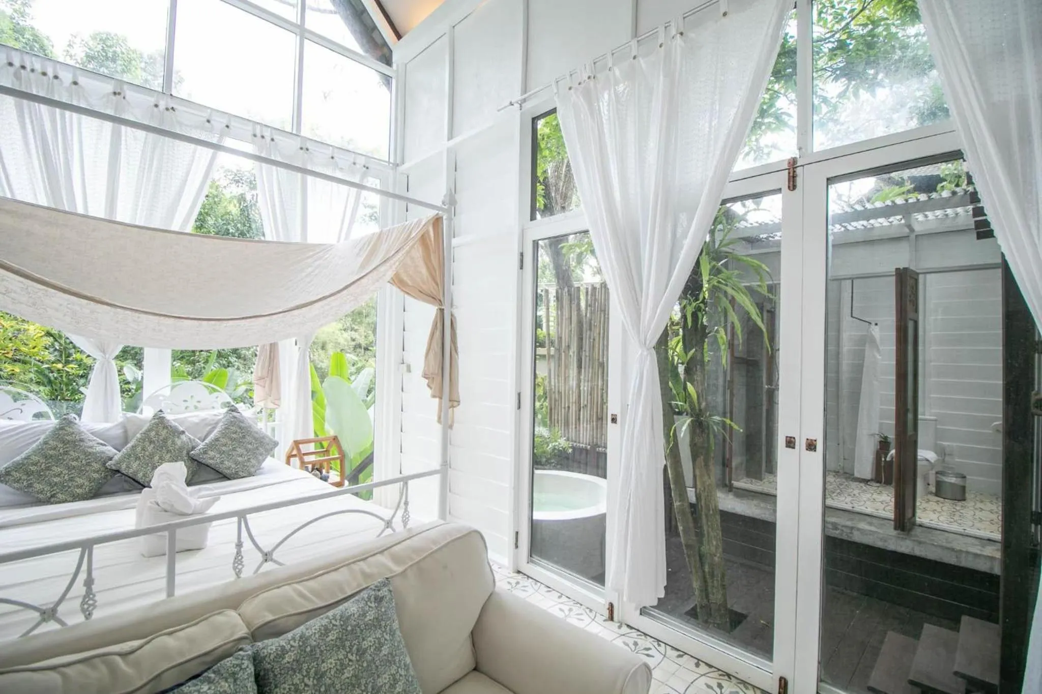 Bed in Proud Phu Fah Maerim Resort