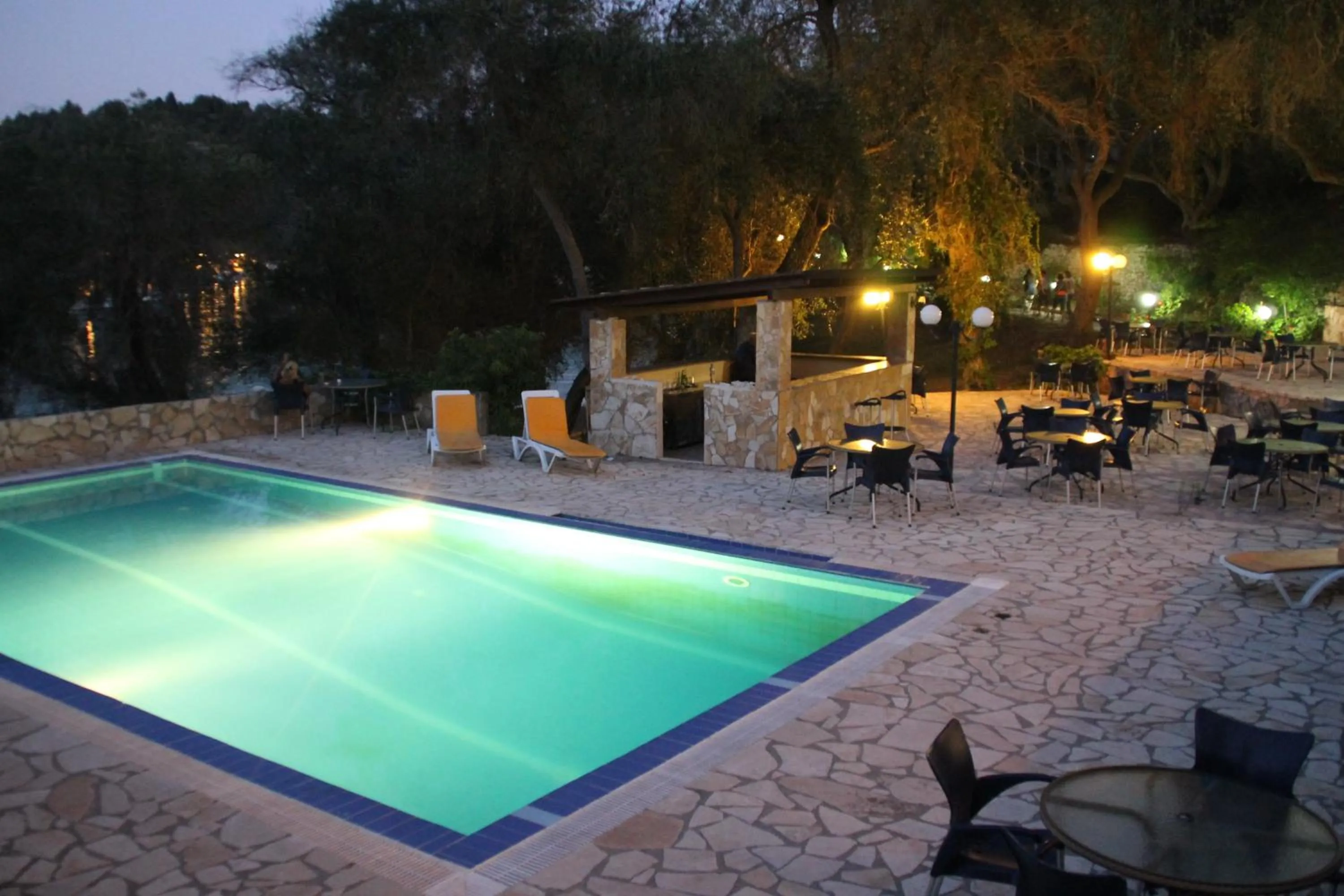 Swimming pool in Amfitriti Hotel & Studios