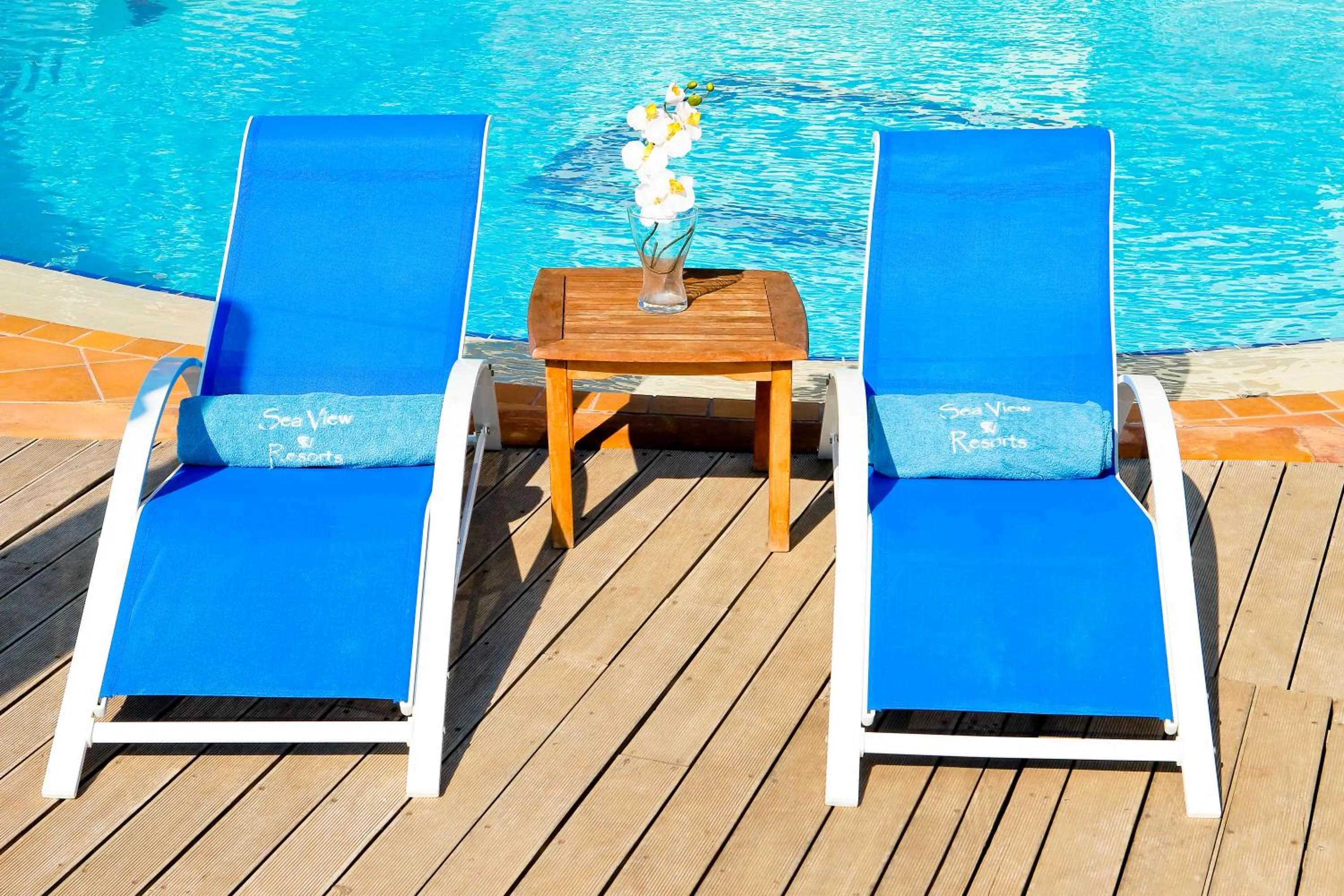 Swimming pool in Sea View Resorts & Spa