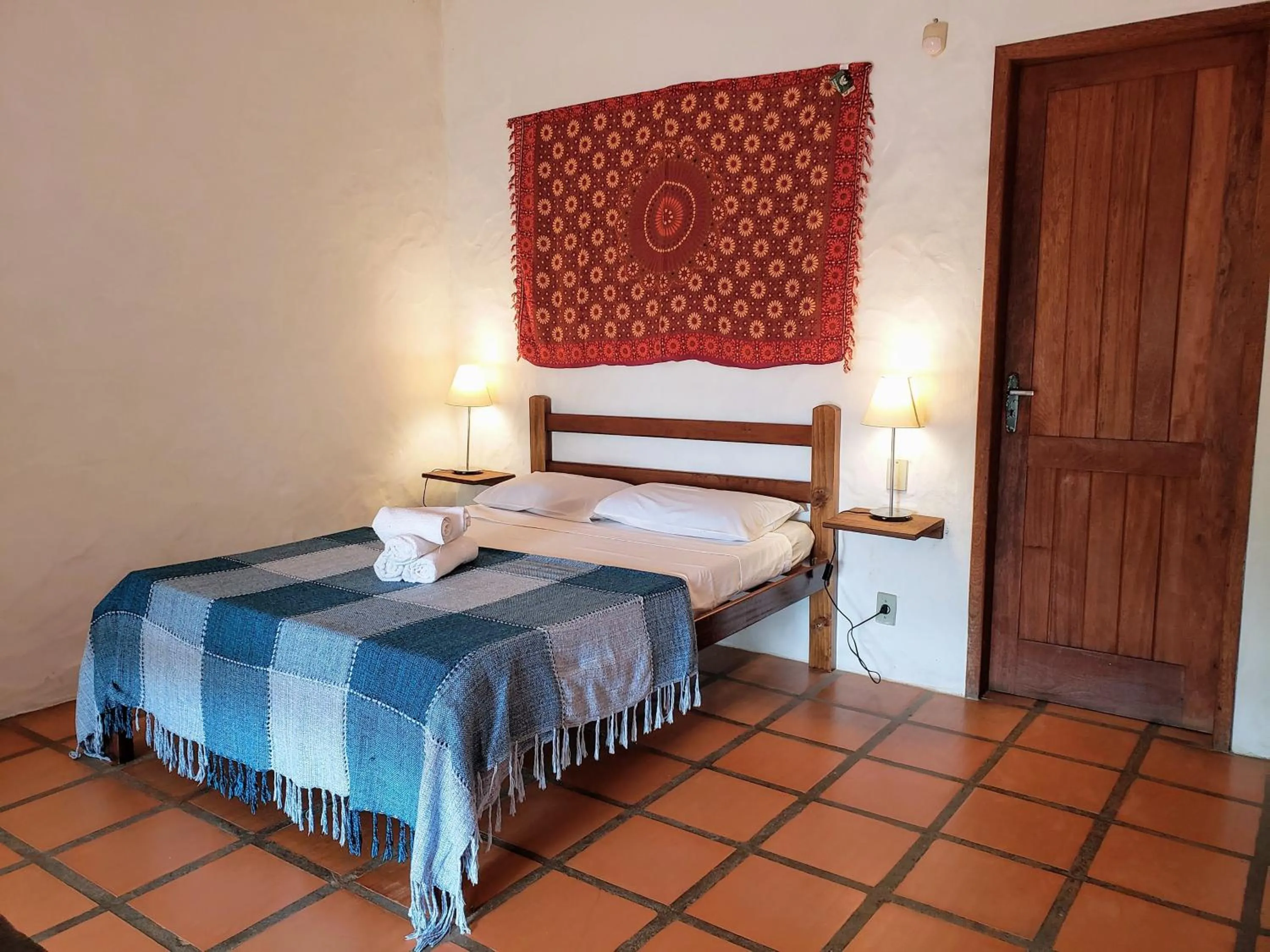 Bed in Pousada da Lagoinha