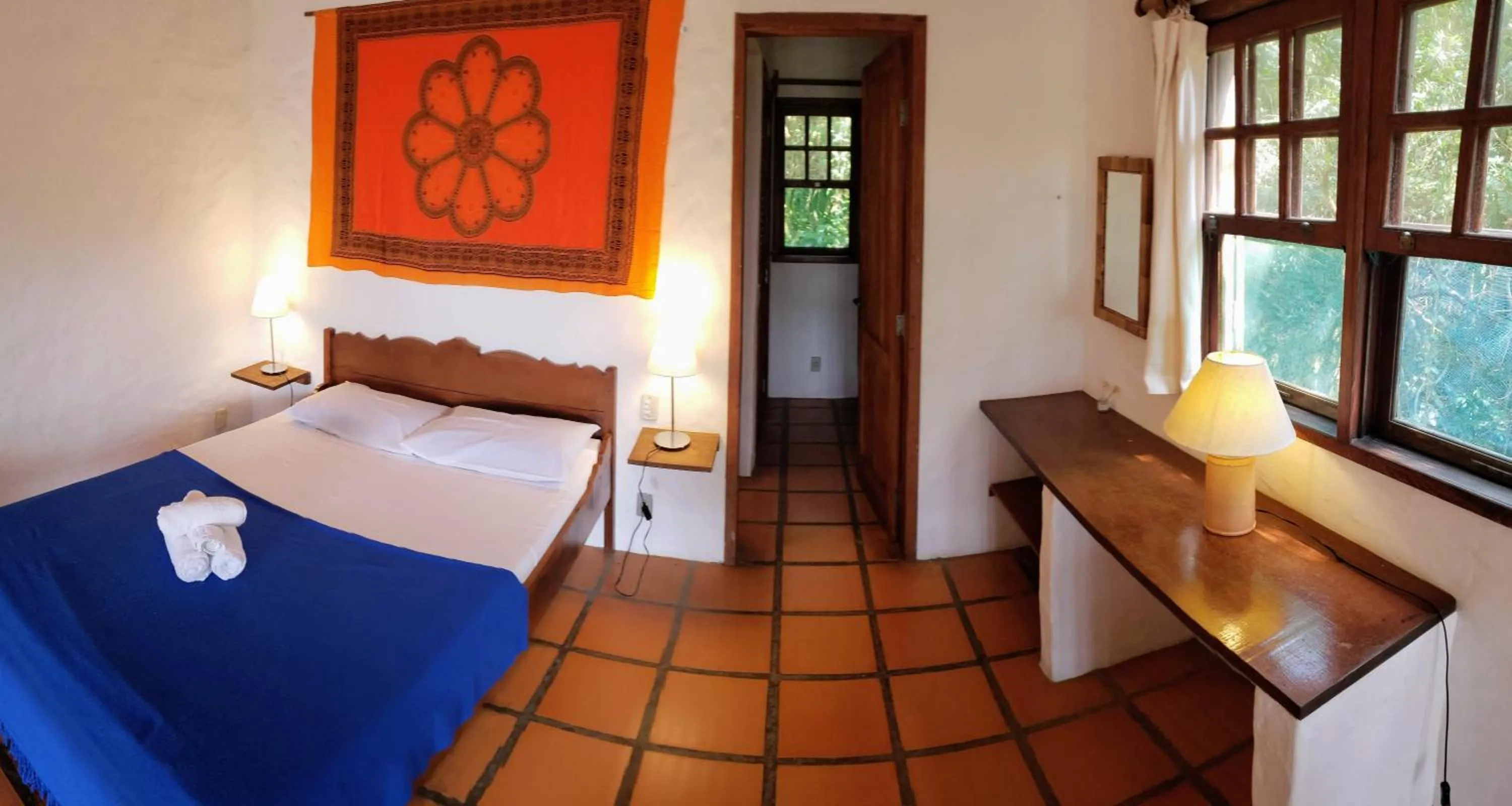 Bed in Pousada da Lagoinha