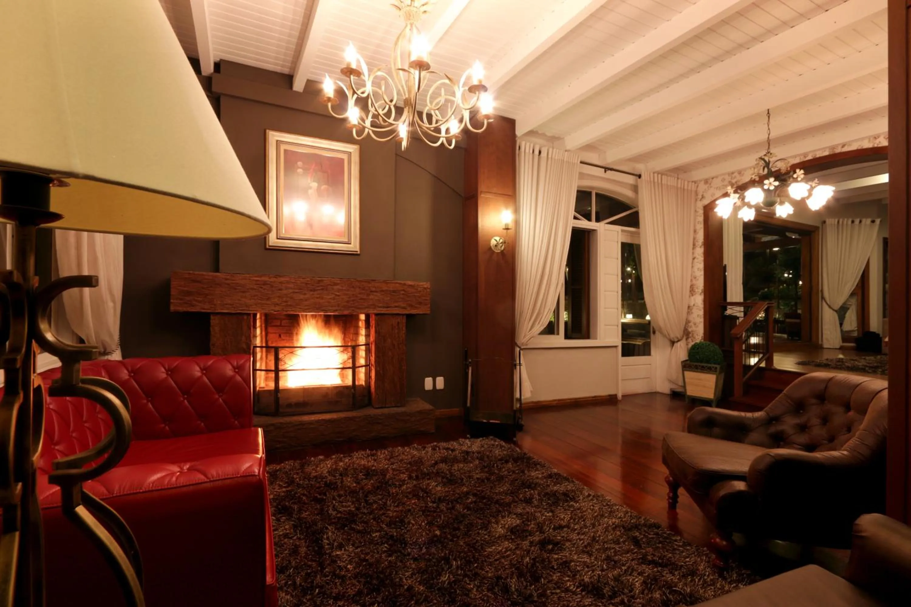 Living room in Pousada do Verde Gramado