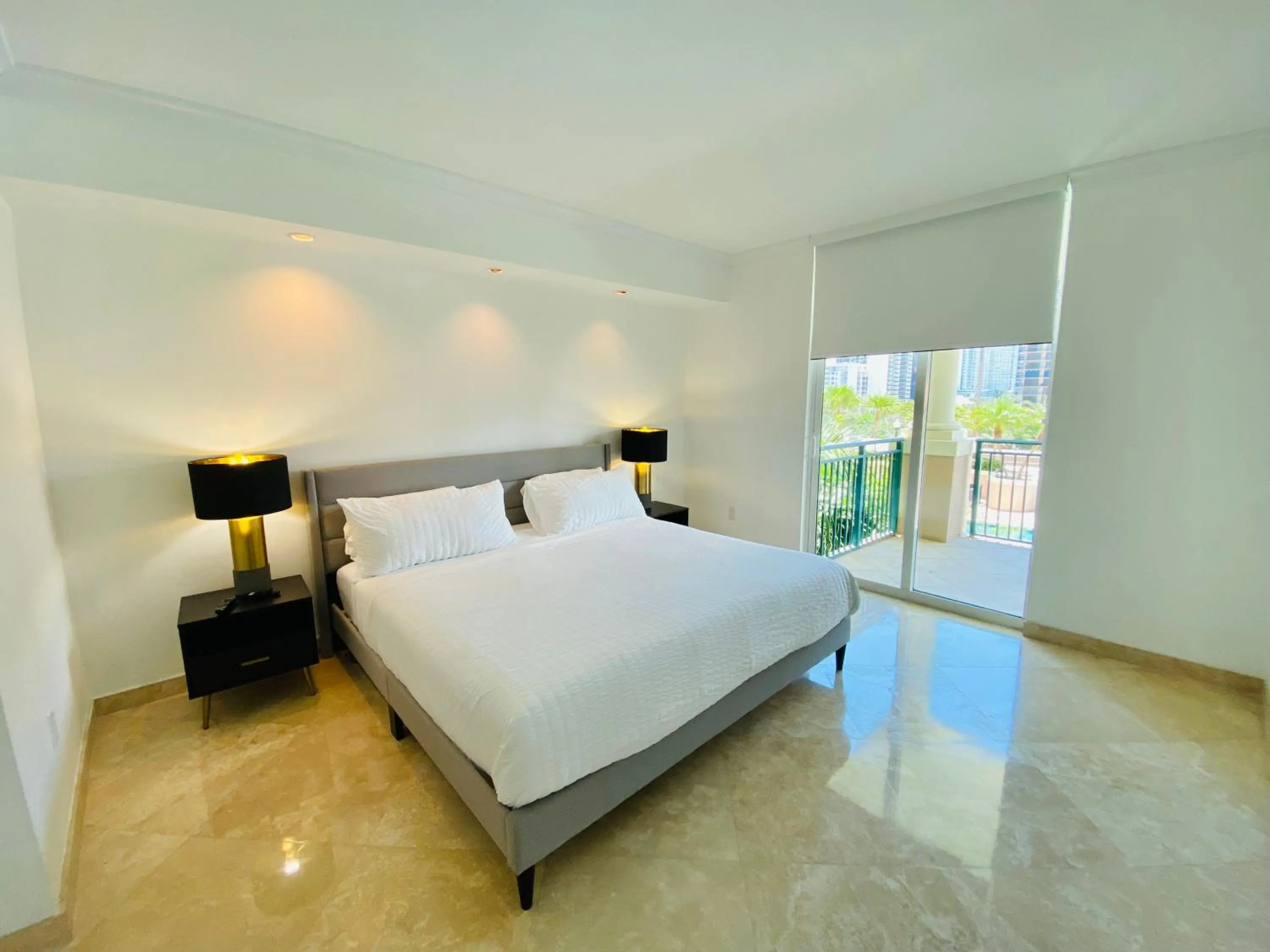 Bed in The King David Condos