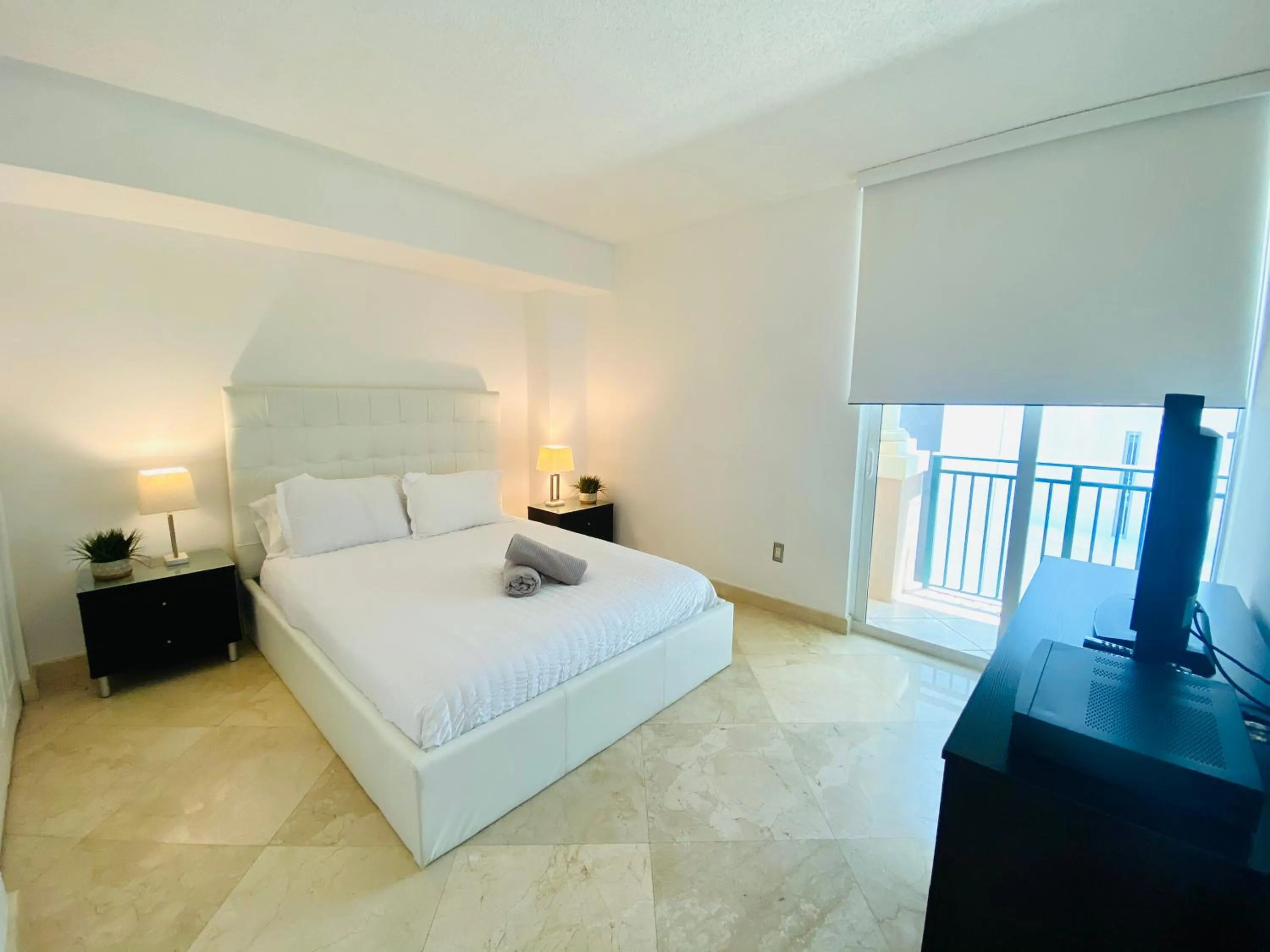 Bed in The King David Condos