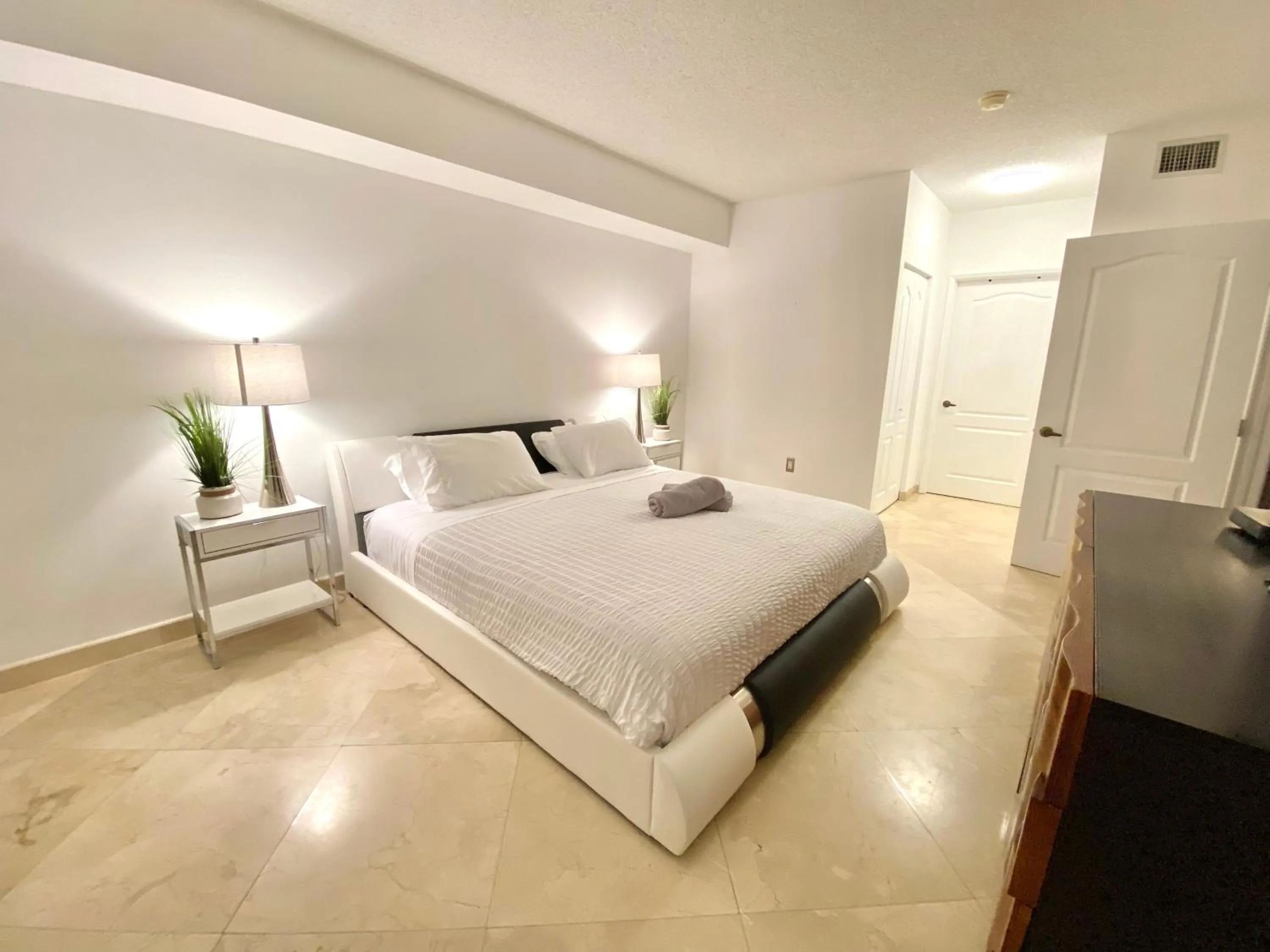 Bed in The King David Condos