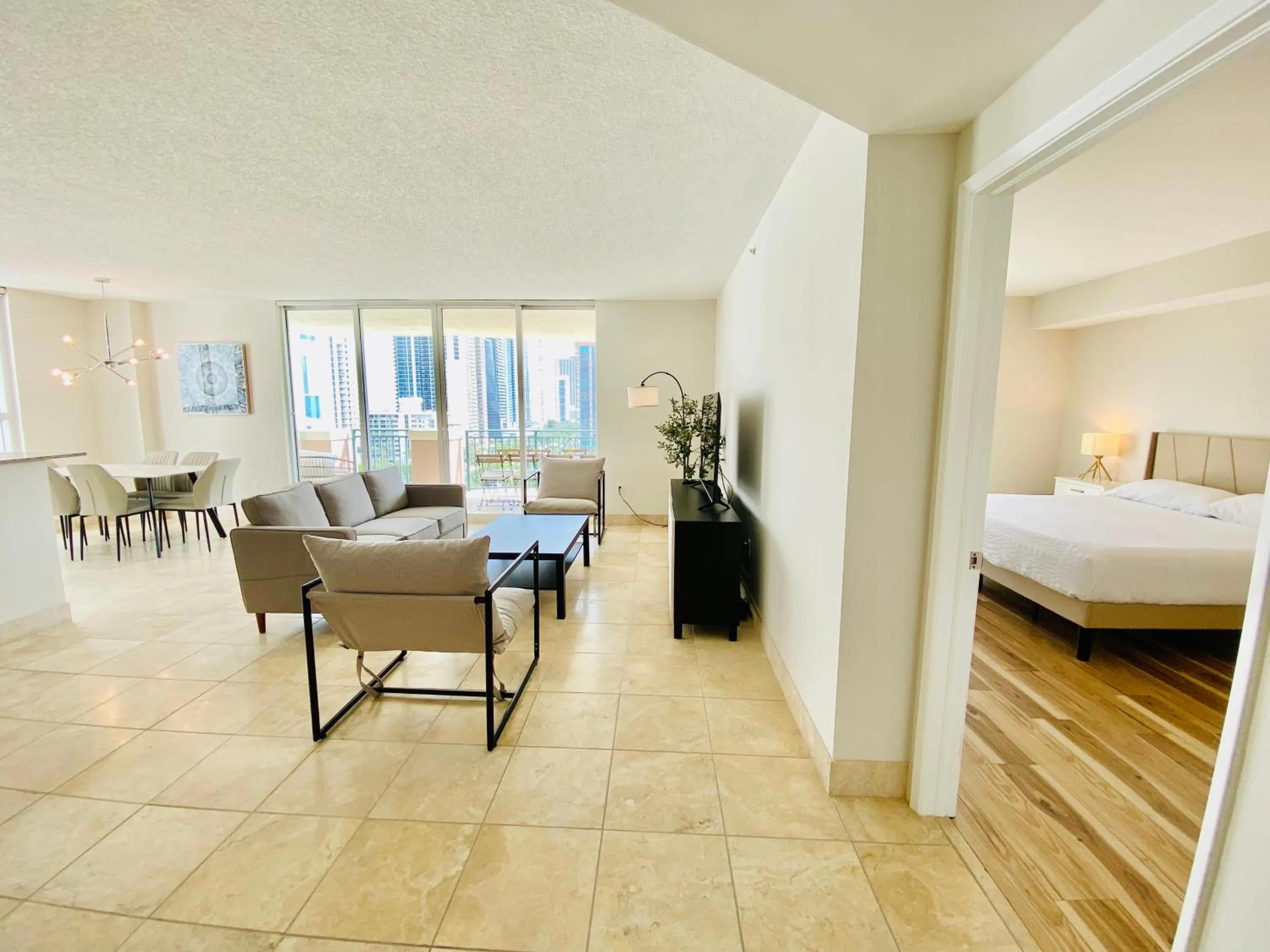 Bed in The King David Condos