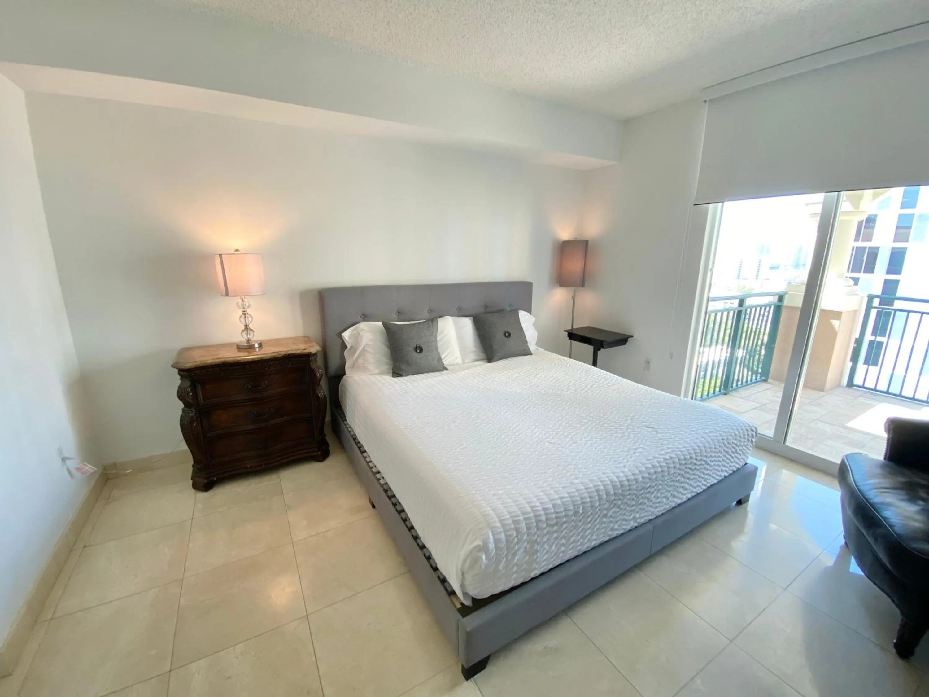 Bed in The King David Condos