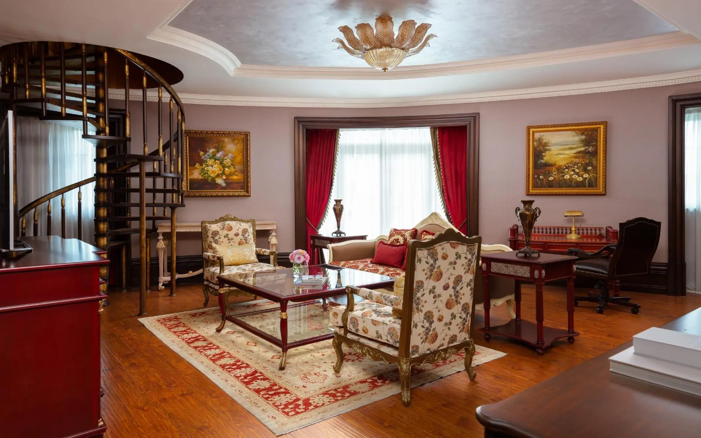 Living room in Rixos Almaty