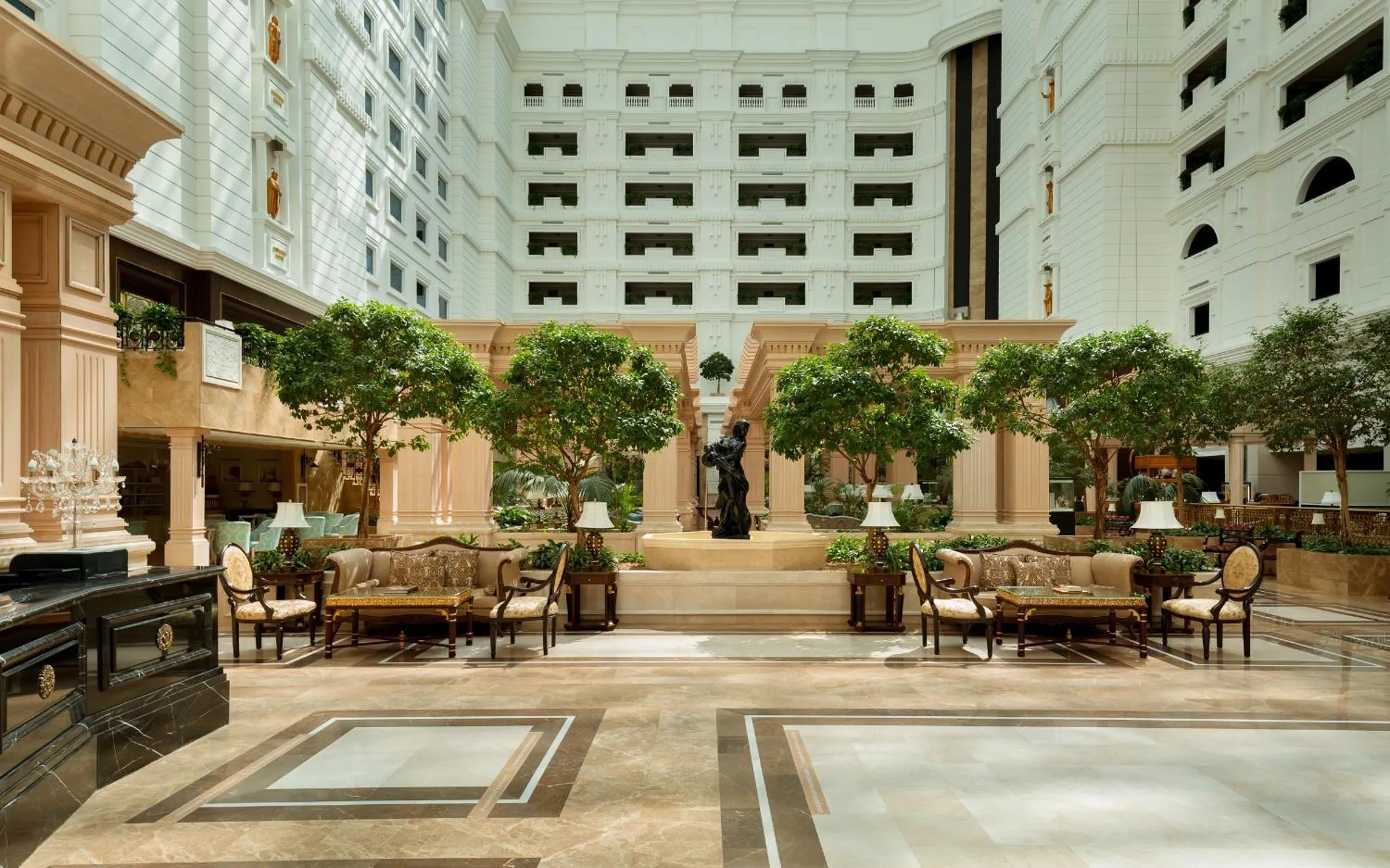 Lobby or reception in Rixos Almaty