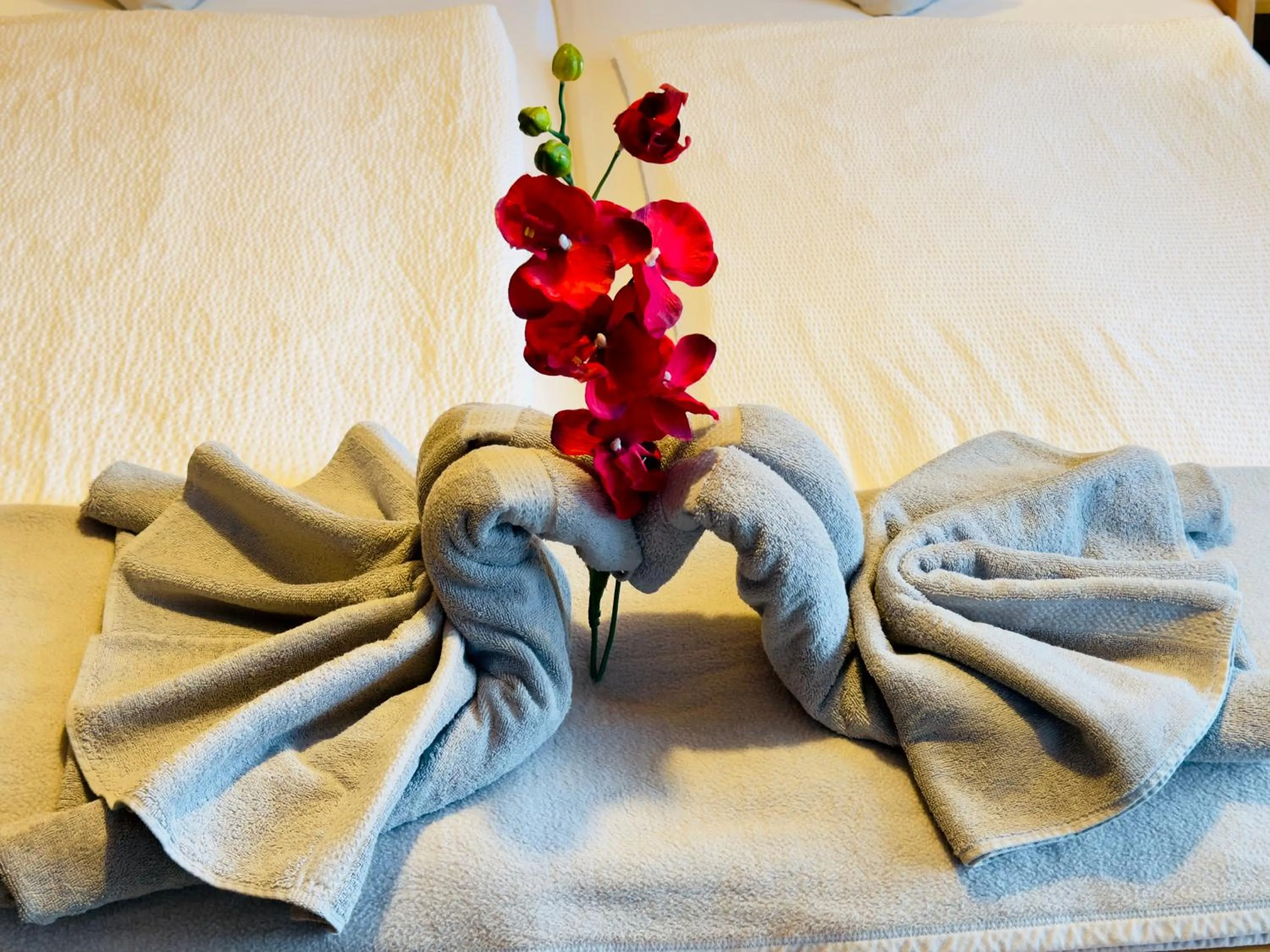 Bed in Hotel Restaurant Adler Stube