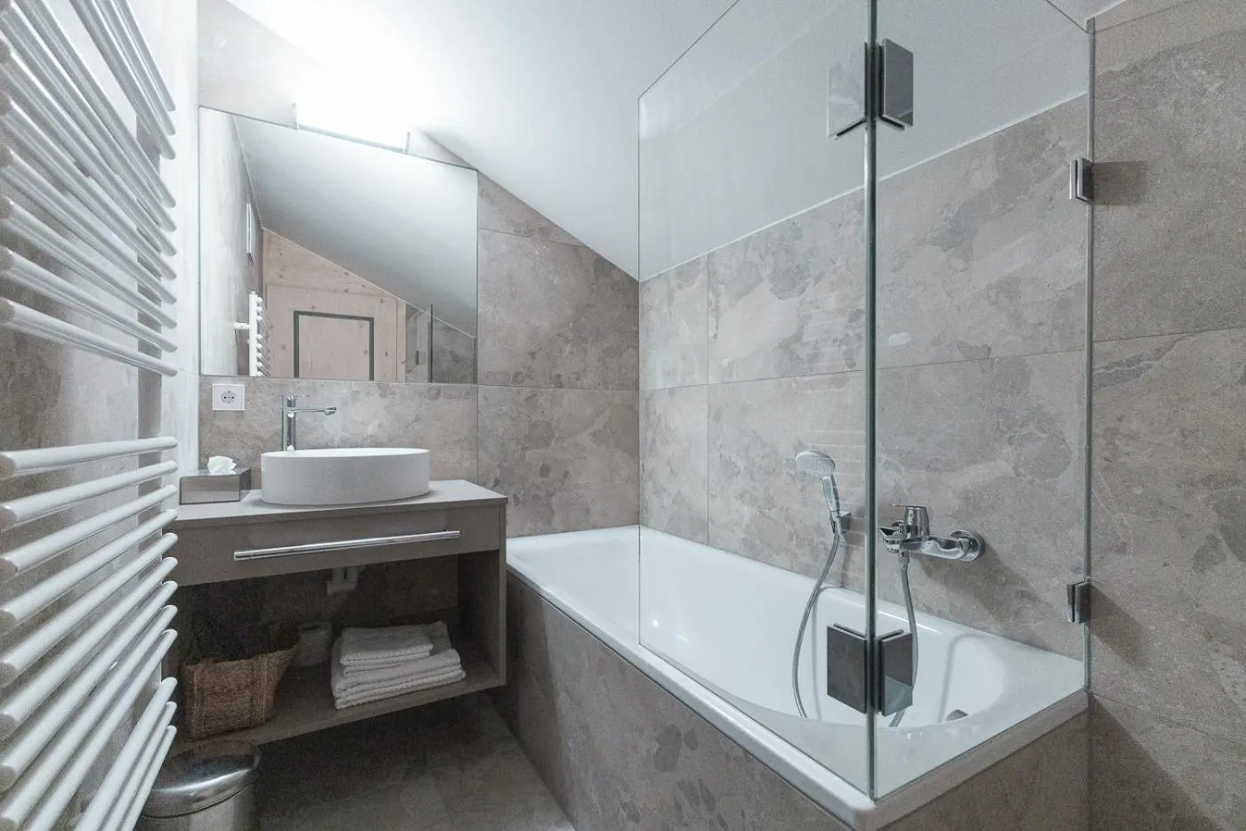 Bathroom in Apparthotel Sankt Georg