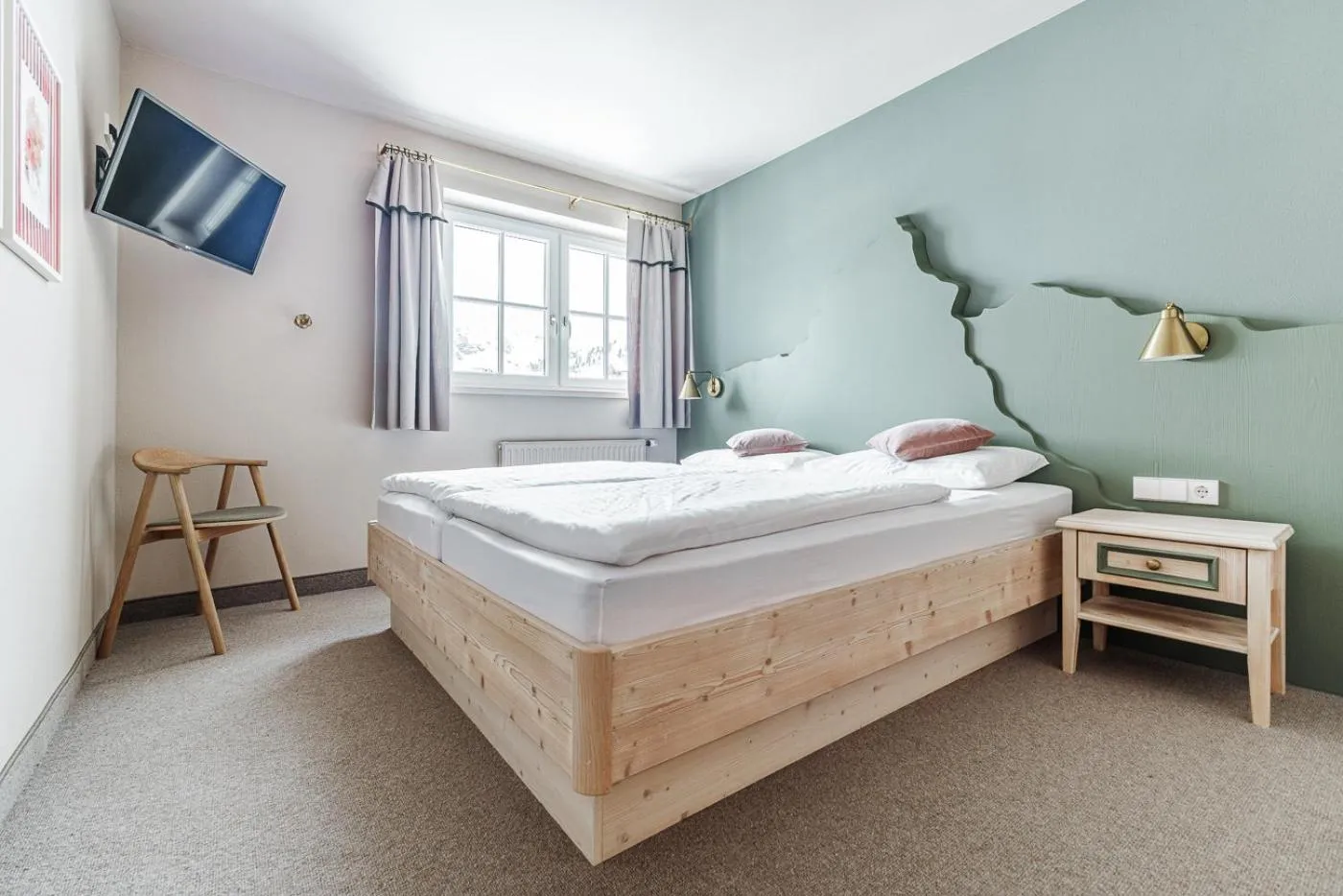 Photo of the whole room, Bed in Apparthotel Sankt Georg